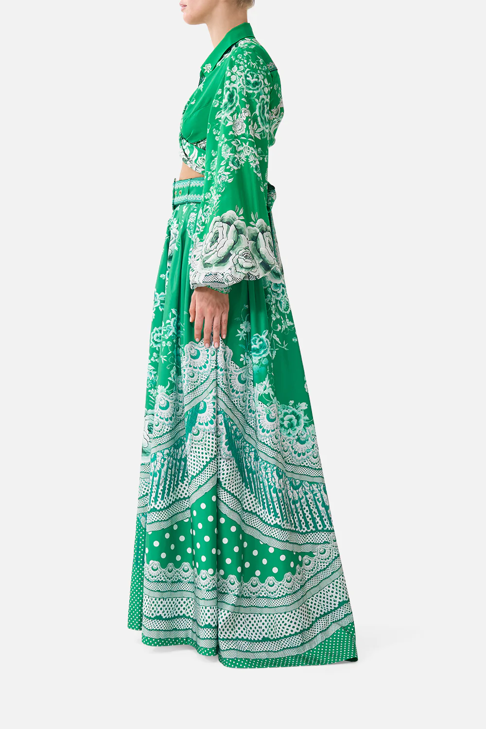 BELTED MAXI SKIRT SACROMONTE SEÑORITA - Image 4