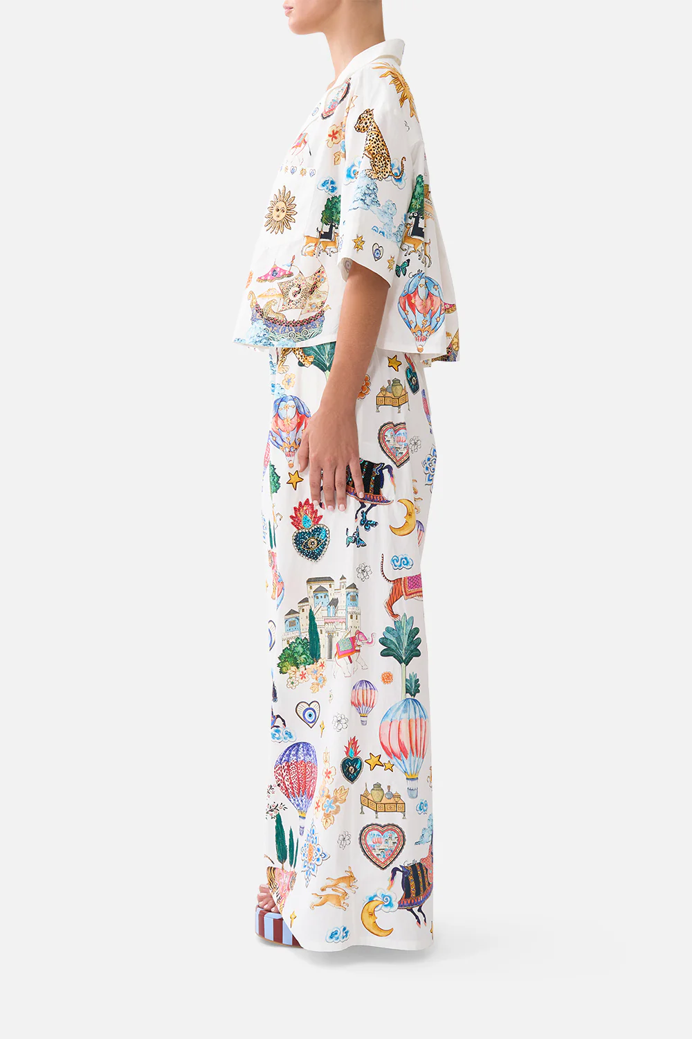 TUCK FRONT PANT KAPADOKYA KITSCH - Image 4