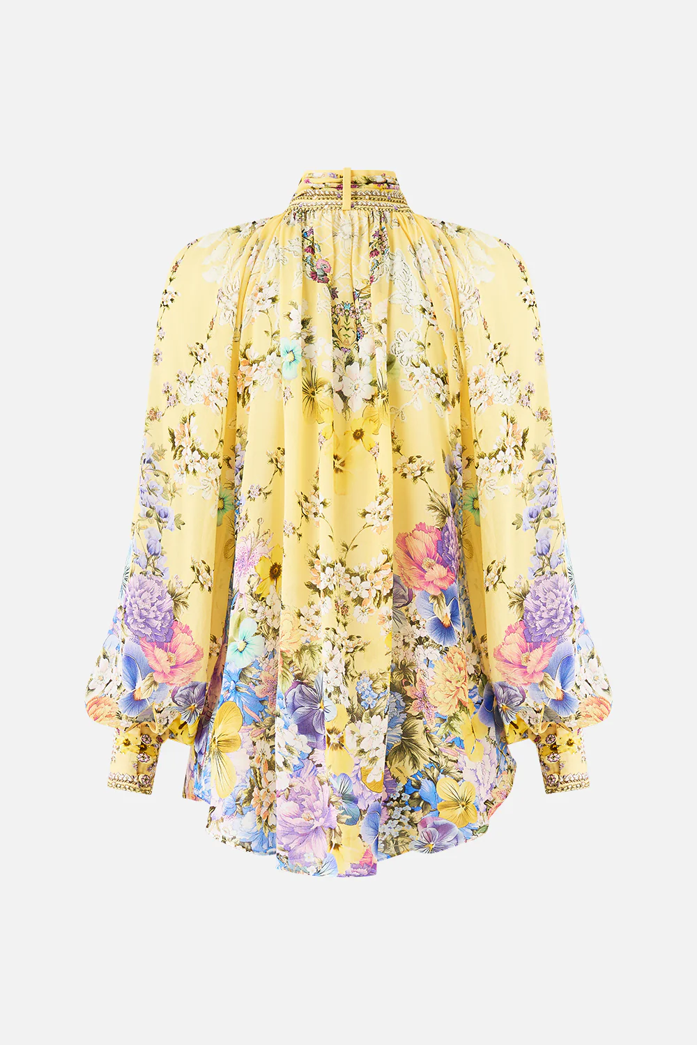 DETACHABLE PUSSY BOW RAGLAN BLOUSE DARLING BUDS - Image 8