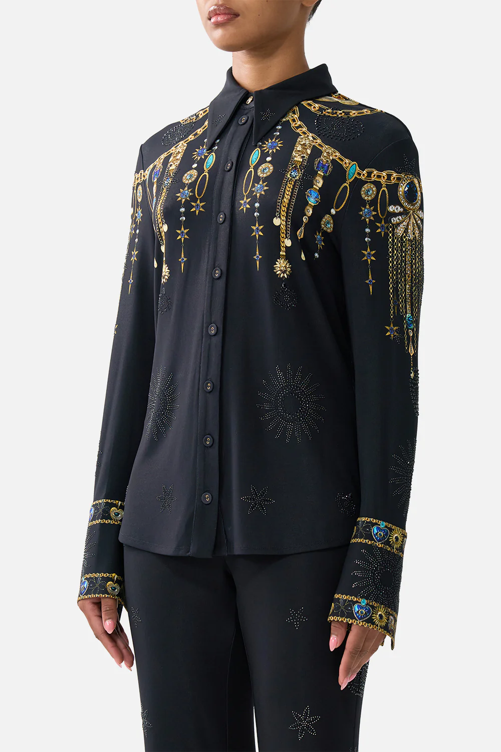 FITTED JERSEY SHIRT AMULETS AND ALCHEMY - Image 5