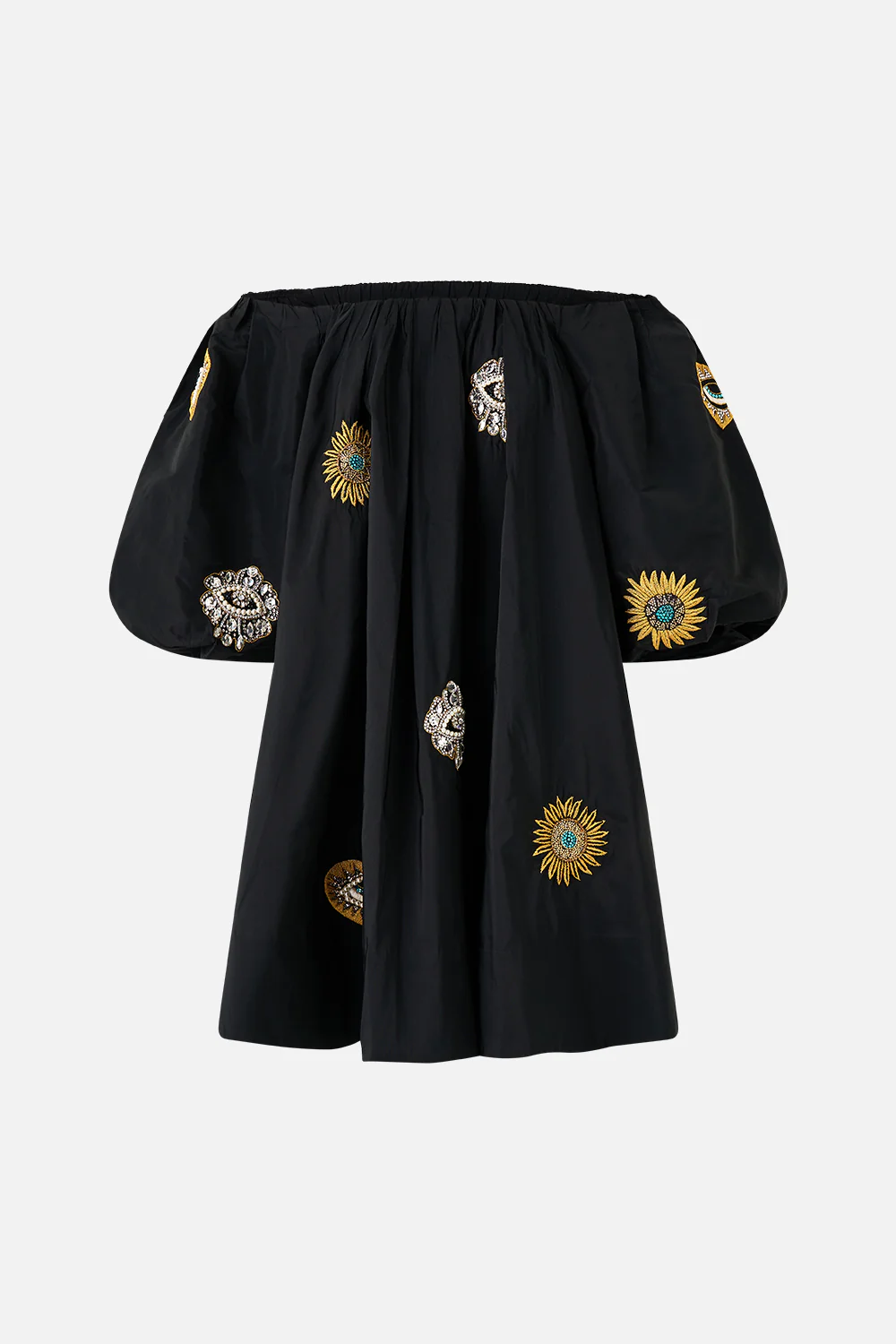 OFF SHOULDER PUFF DRESS AMULETS AND ALCHEMY - Image 3