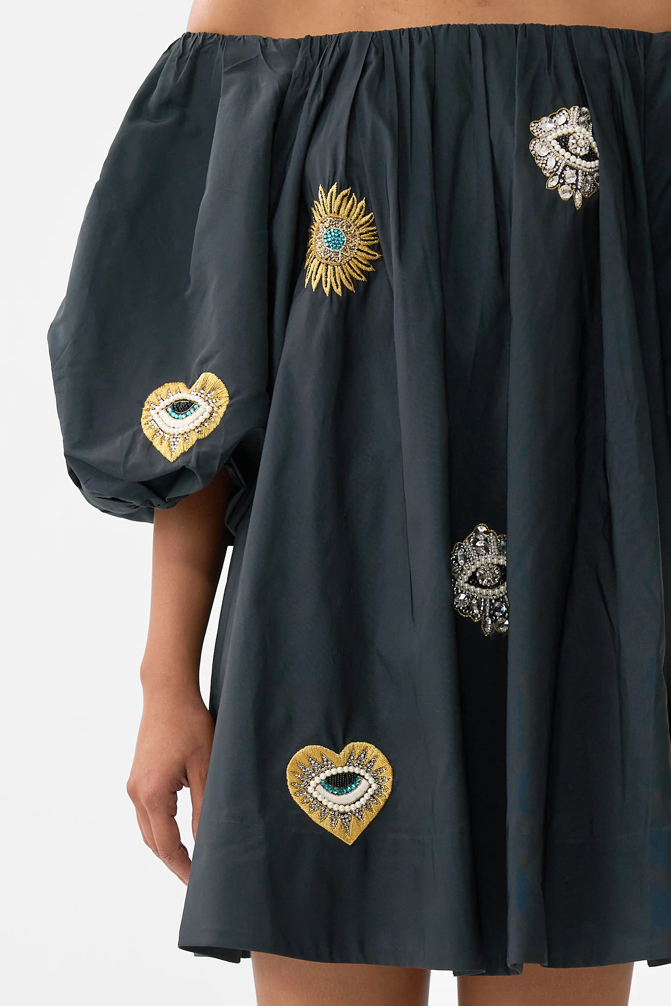 OFF SHOULDER PUFF DRESS AMULETS AND ALCHEMY - Image 6