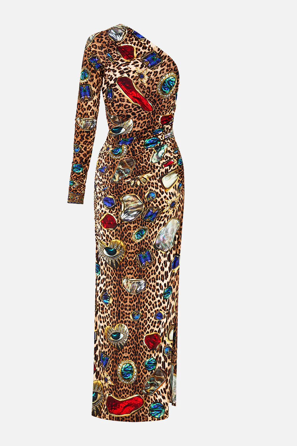 ONE SHOULDER JERSEY CUT OUT DRESS NAZAR NIRVANA - Image 7