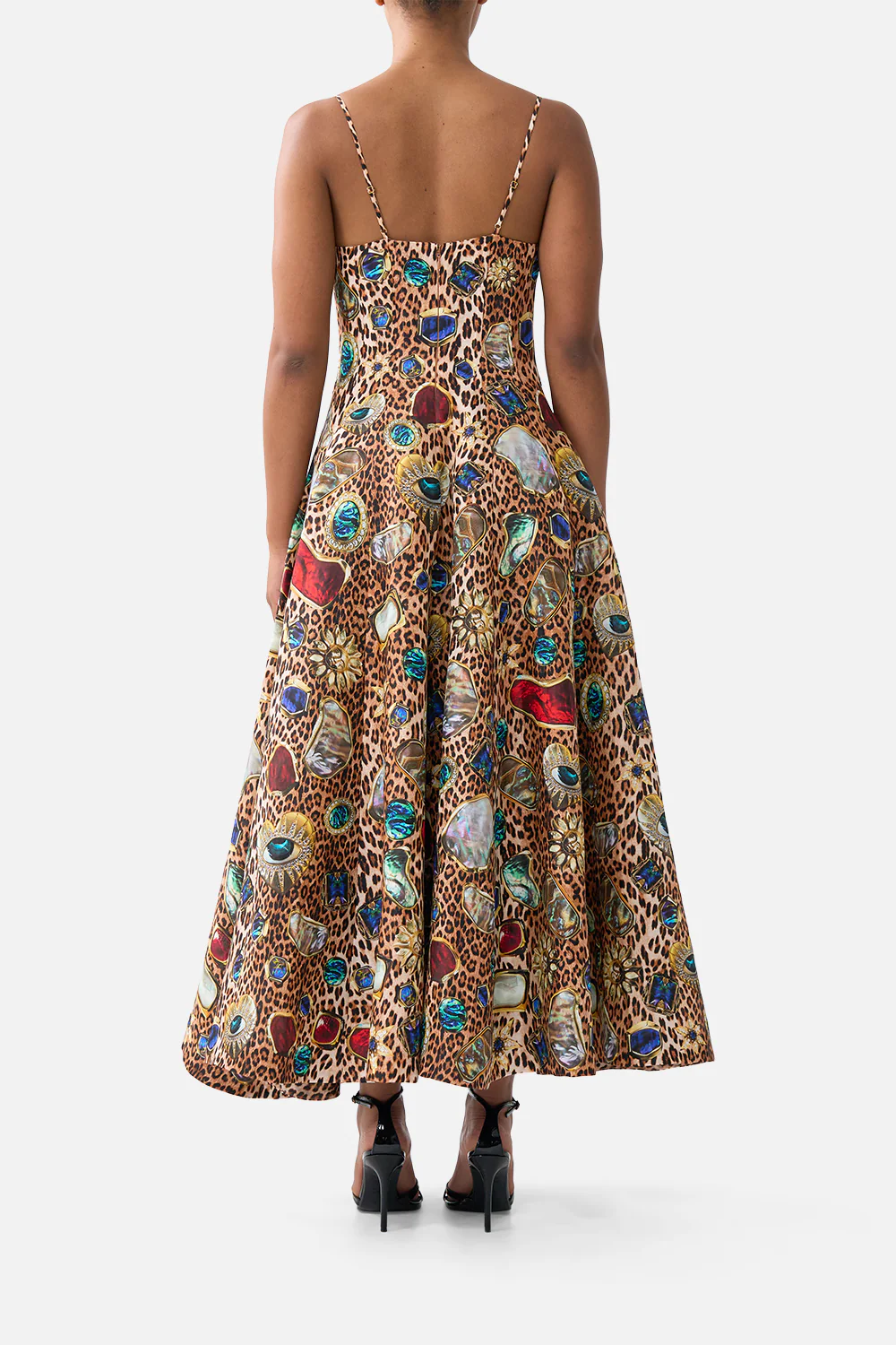 CORSET DRESS WITH LONG FLARED SKIRT NAZAR NIRVANA - Image 2