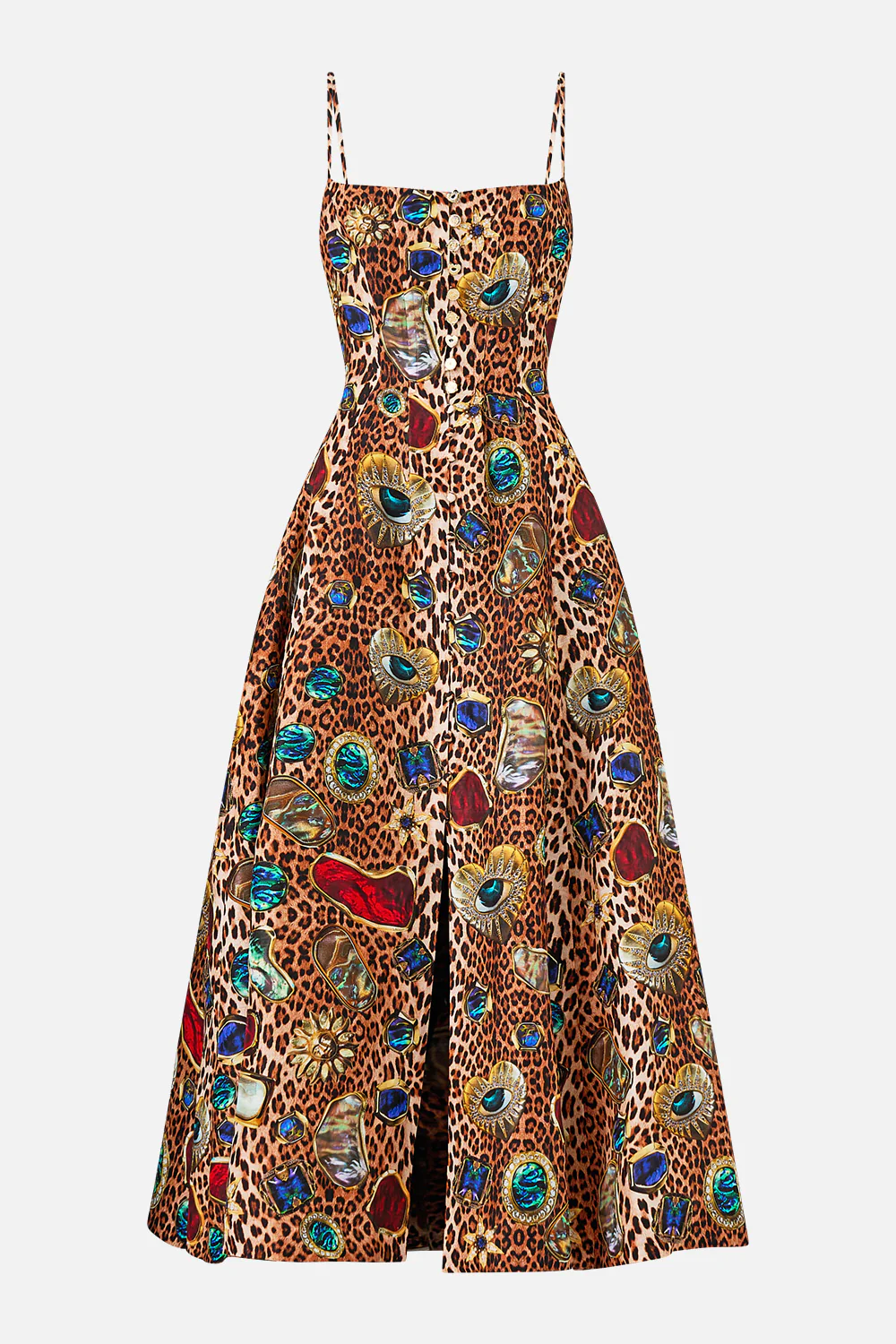 CORSET DRESS WITH LONG FLARED SKIRT NAZAR NIRVANA - Image 3
