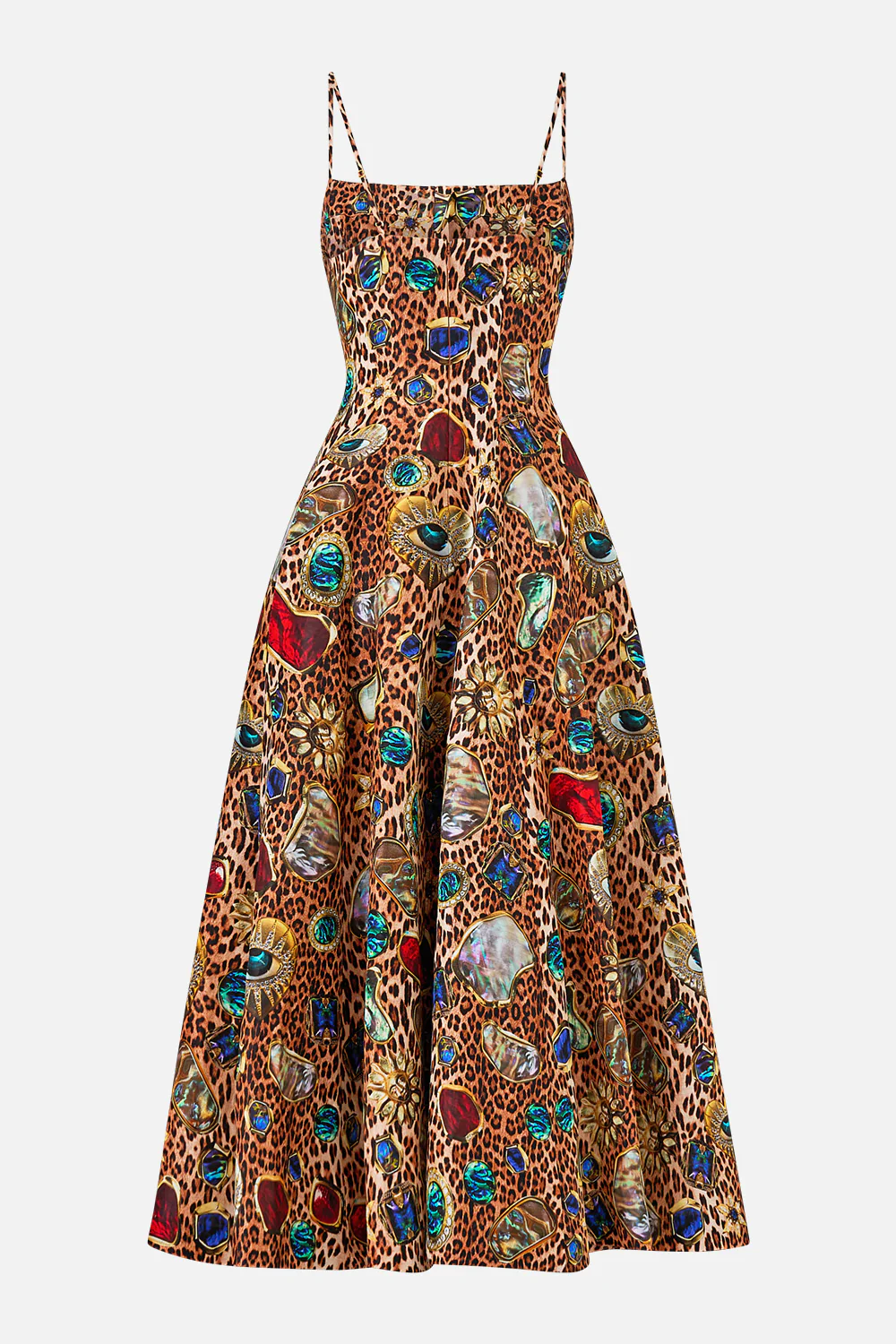 CORSET DRESS WITH LONG FLARED SKIRT NAZAR NIRVANA - Image 6