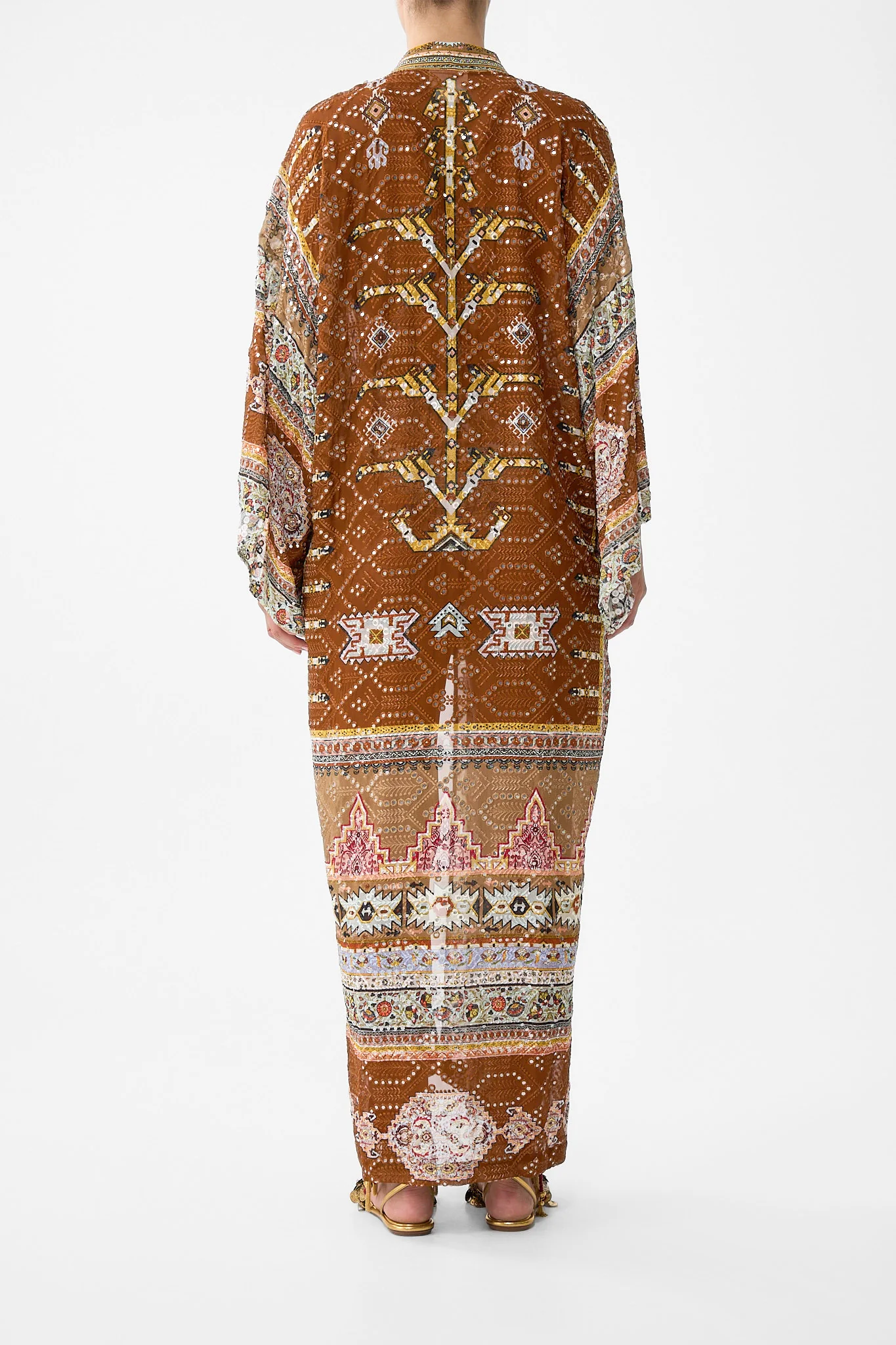 KIMONO LAYER WITH COLLAR FABRIC OF TIME - Image 2