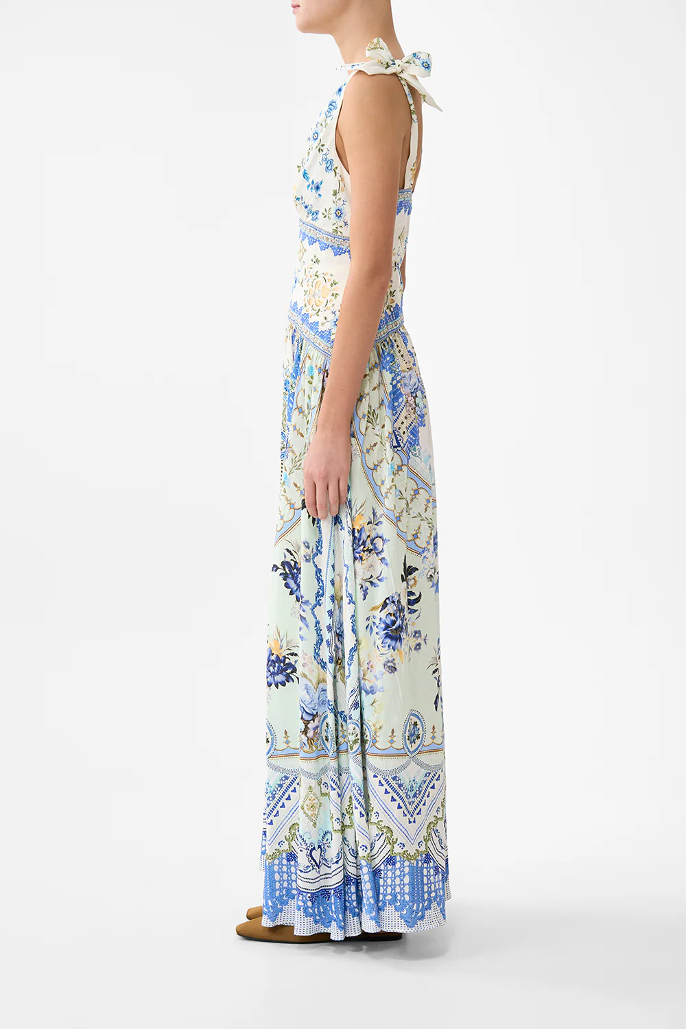 TIE SHOULDER DRESS MY HOMESPUN HEART - Image 4