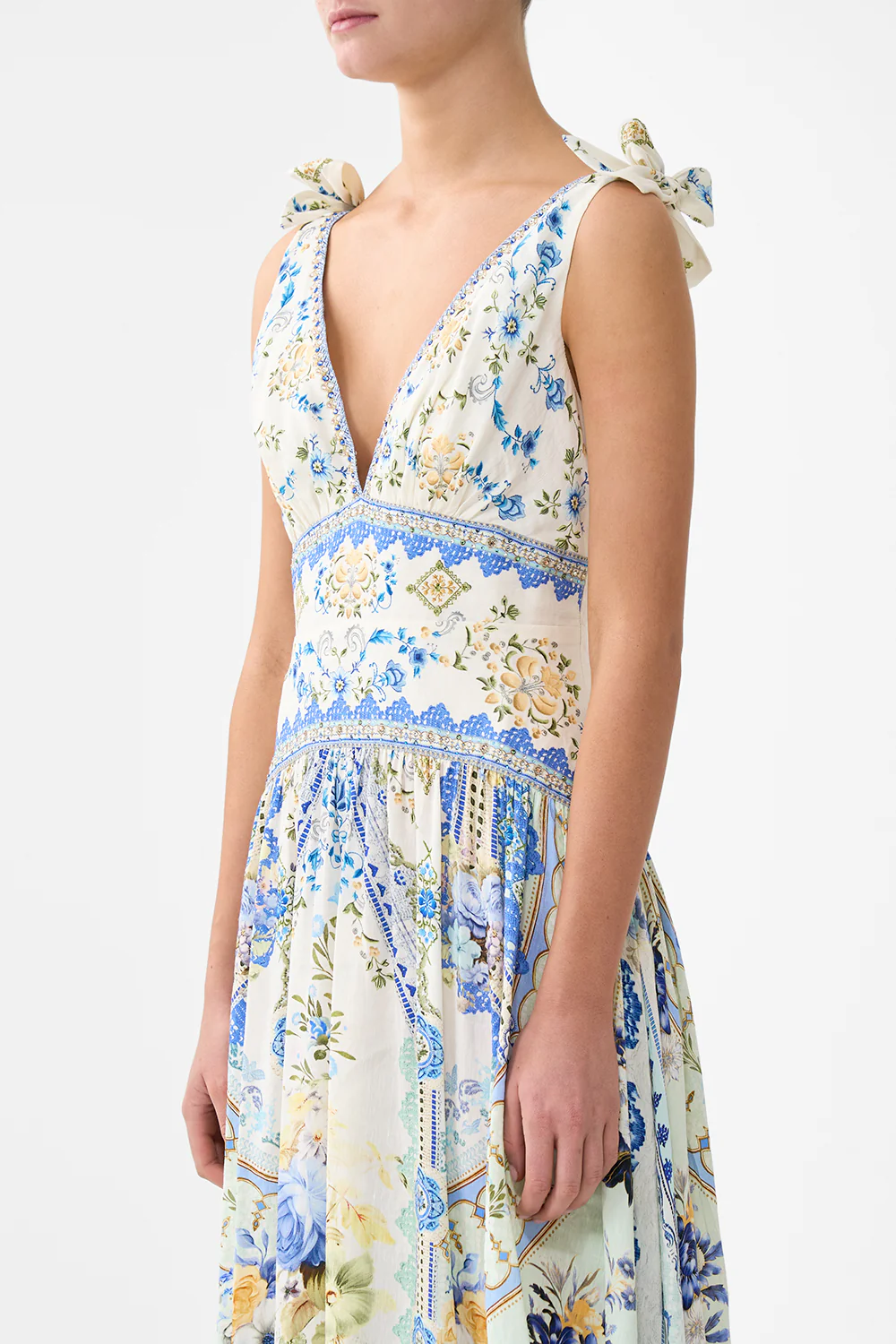 TIE SHOULDER DRESS MY HOMESPUN HEART - Image 5