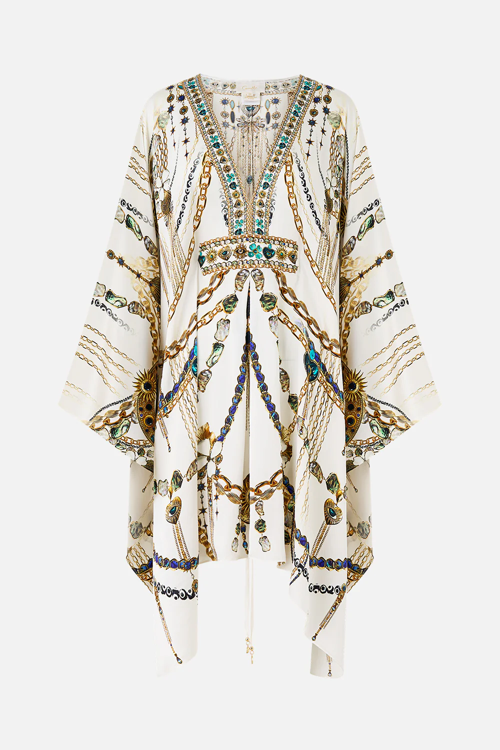 SHORT KAFTAN WITH WAIST TAB CHAIN GANG - Image 3