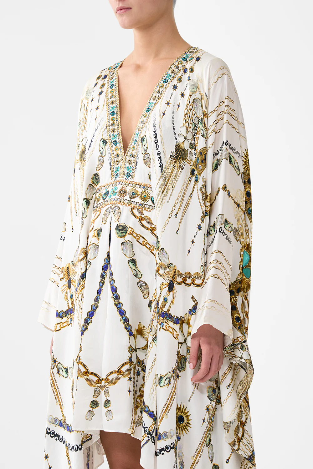 SHORT KAFTAN WITH WAIST TAB CHAIN GANG - Image 5