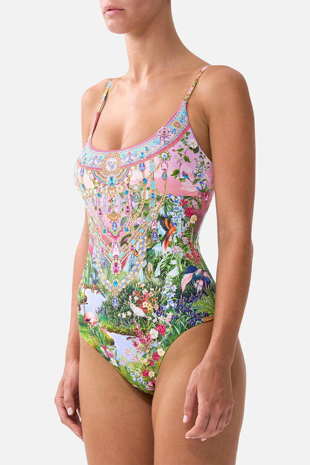 SCOOP NECK ONE PIECE WITH SCOOP BACK TURKISH DELIGHT - Image 5