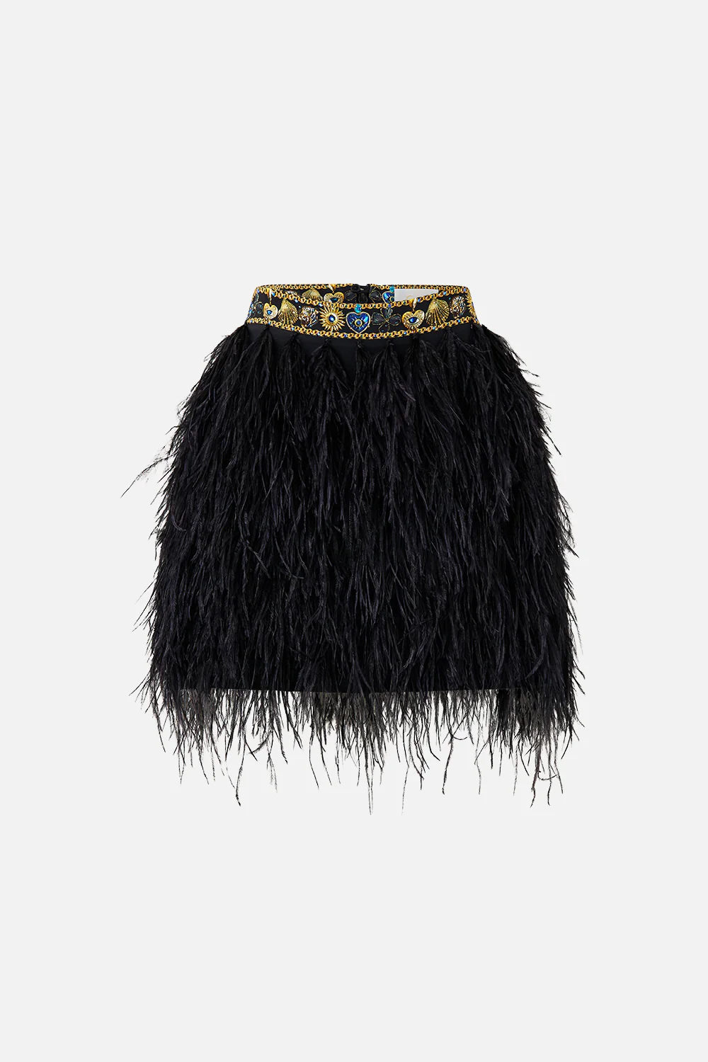 FEATHER MINI SKIRT AMULETS AND ALCHEMY - Image 3