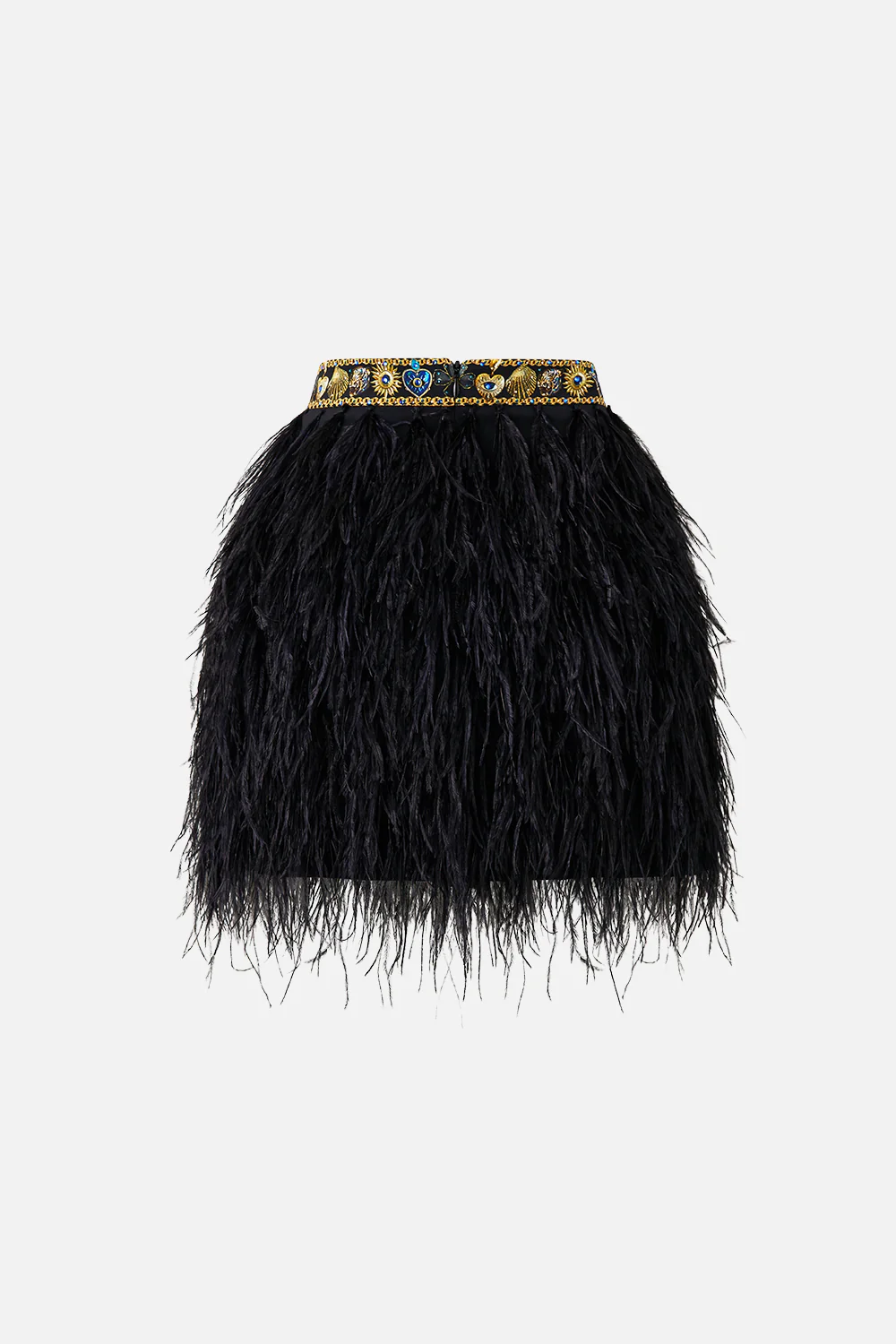 FEATHER MINI SKIRT AMULETS AND ALCHEMY - Image 6