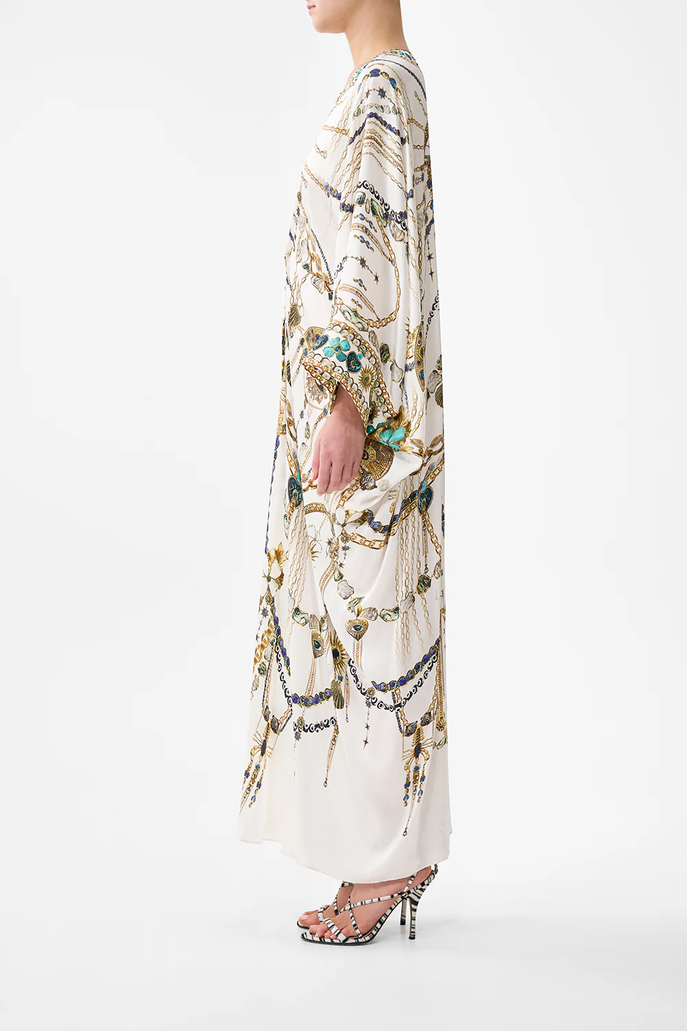 PIERCED V NECK KAFTAN CHAIN GANG - Image 4