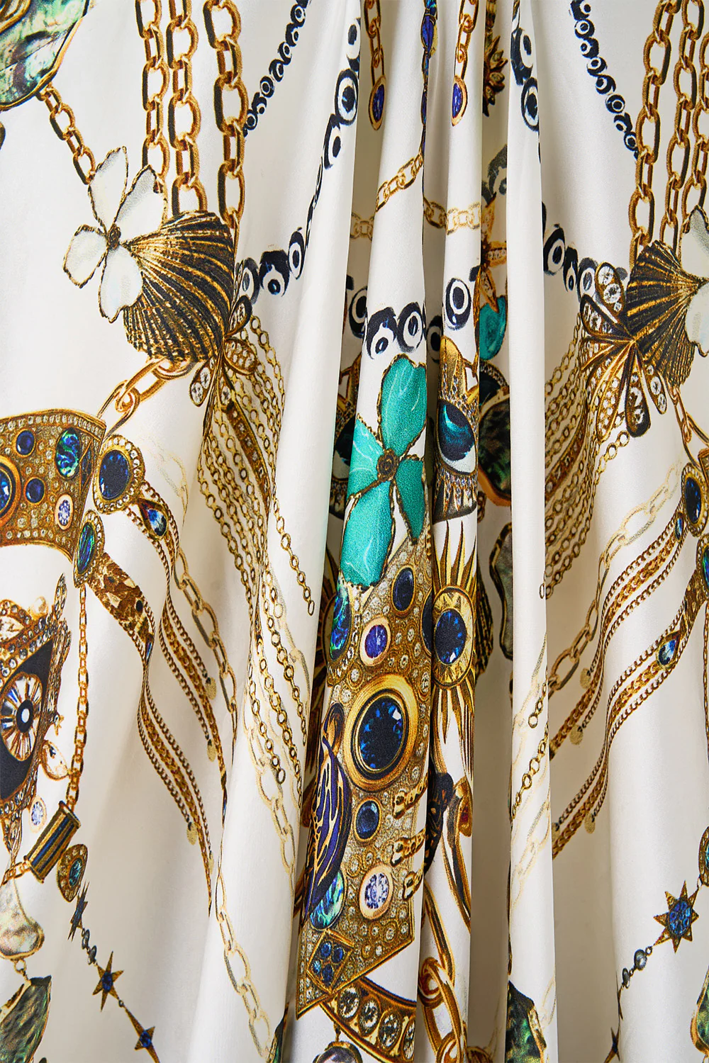 PIERCED V NECK KAFTAN CHAIN GANG - Image 8