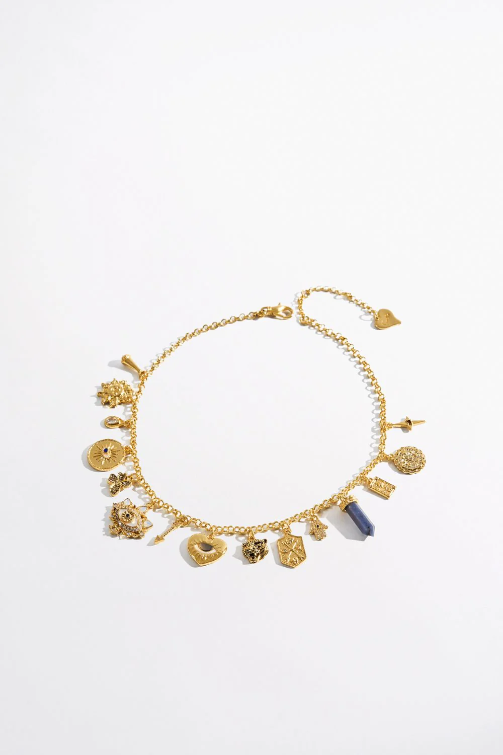 BOHEMIAN BABYLON CHARM NECKLACE GOLD