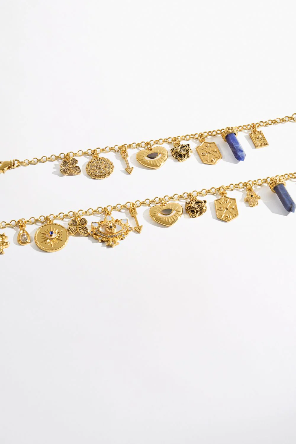BOHEMIAN BABYLON CHARM NECKLACE GOLD - Image 2
