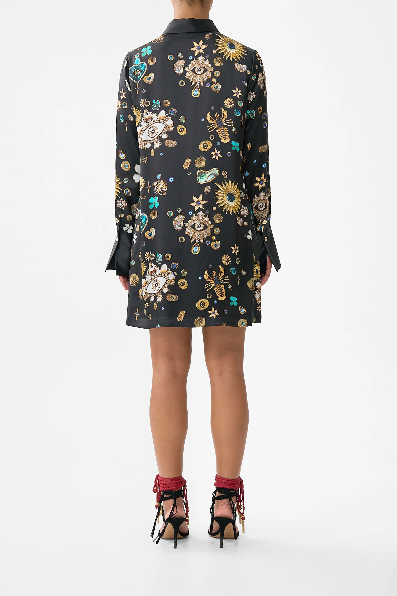 MINI SHIRT DRESS AMULETS AND ALCHEMY - Image 2
