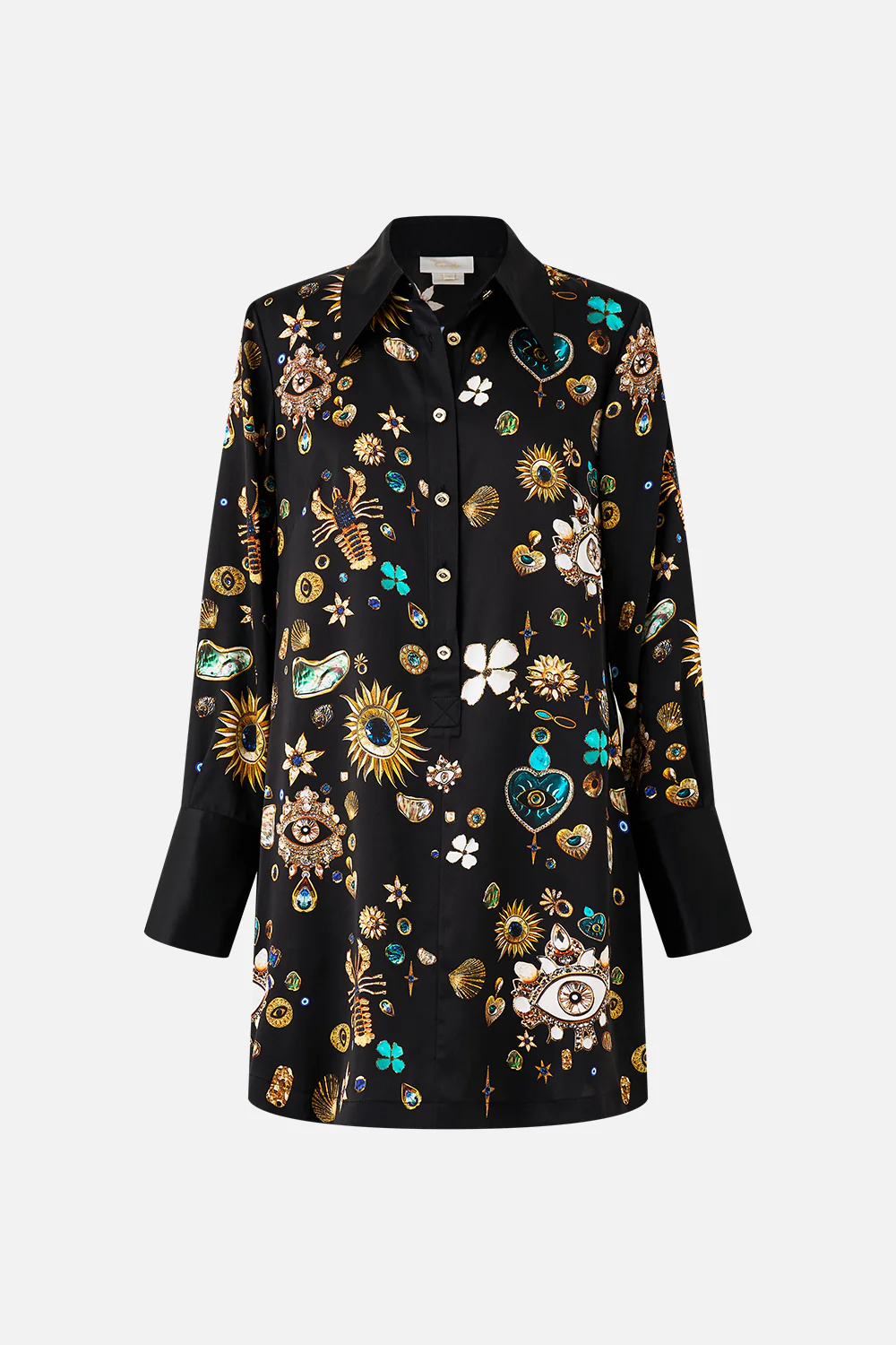 MINI SHIRT DRESS AMULETS AND ALCHEMY - Image 3