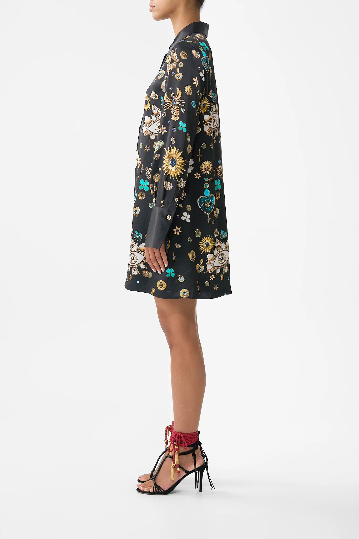 MINI SHIRT DRESS AMULETS AND ALCHEMY - Image 4