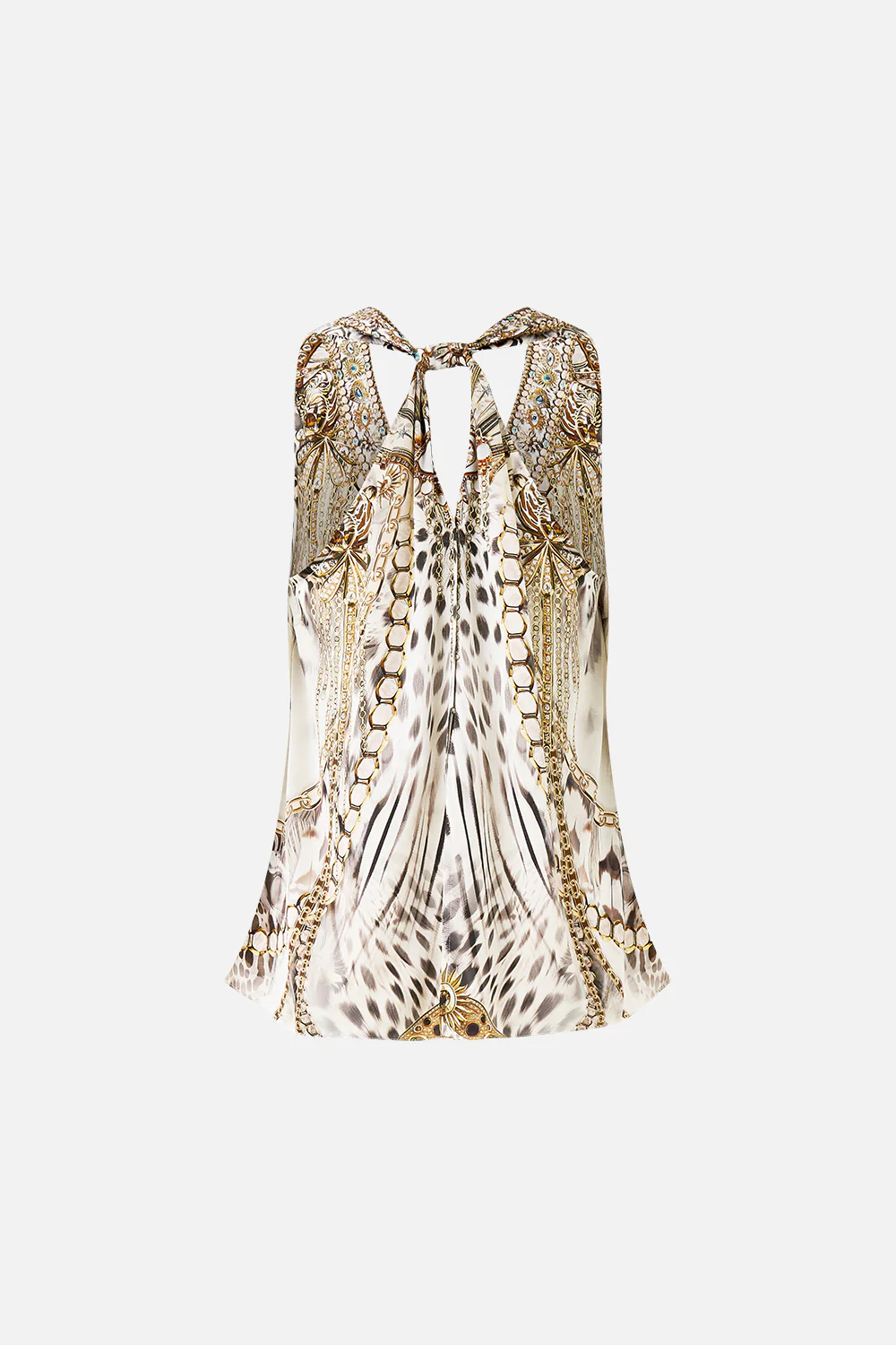 V-NECK TOP WITH KNOT BACK LADY LIONHEART - Image 6