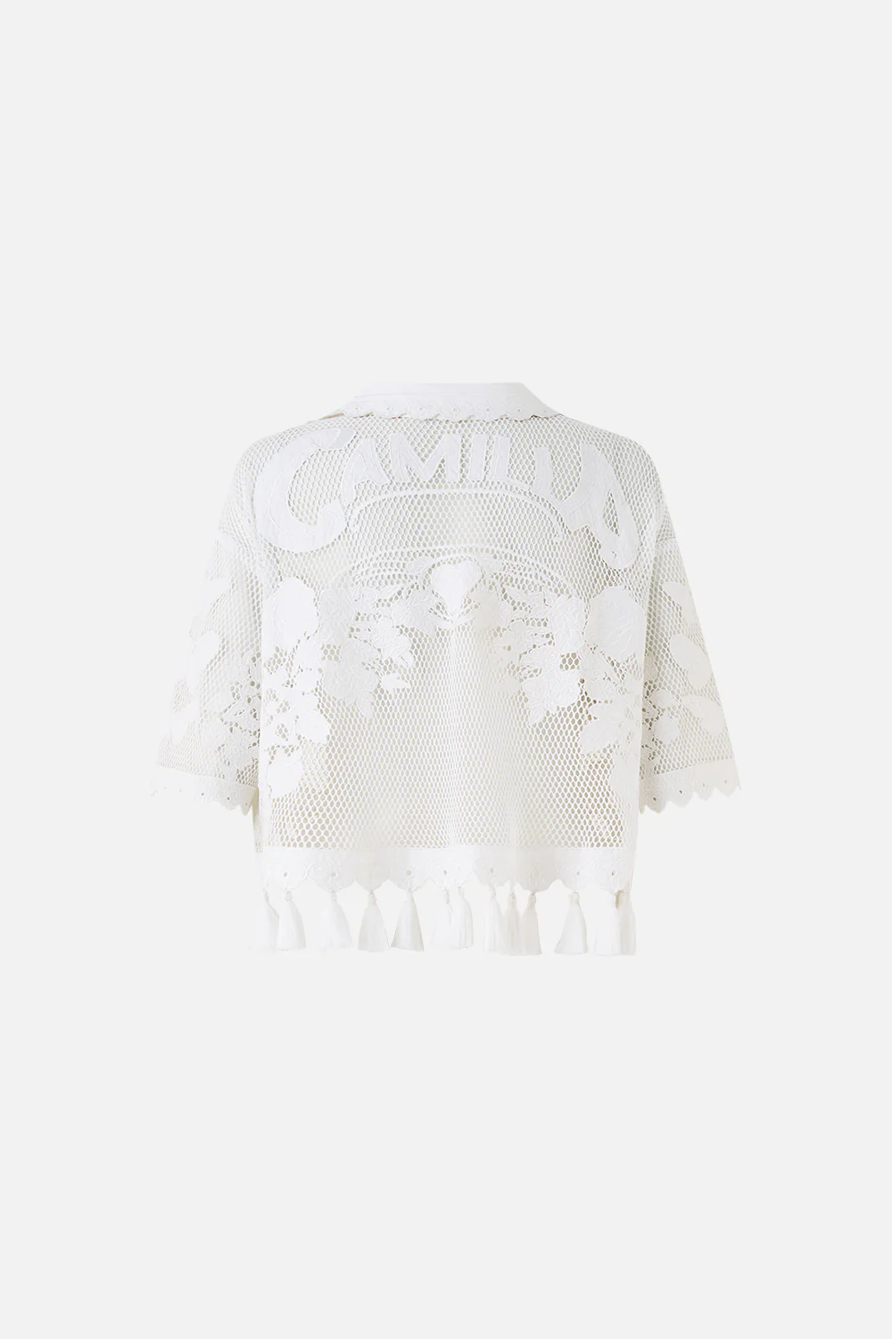 CROPPED COLLAR BLOUSE WITH BUTTON FRONT KAPADOKYA KITSCH - Image 6