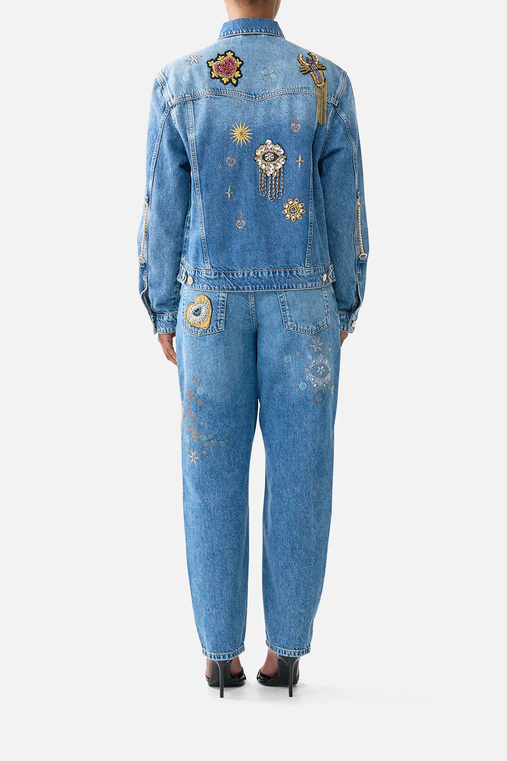 MILLA TURKIYE TALISMAN RELAXED JACKET DENIM - Image 2