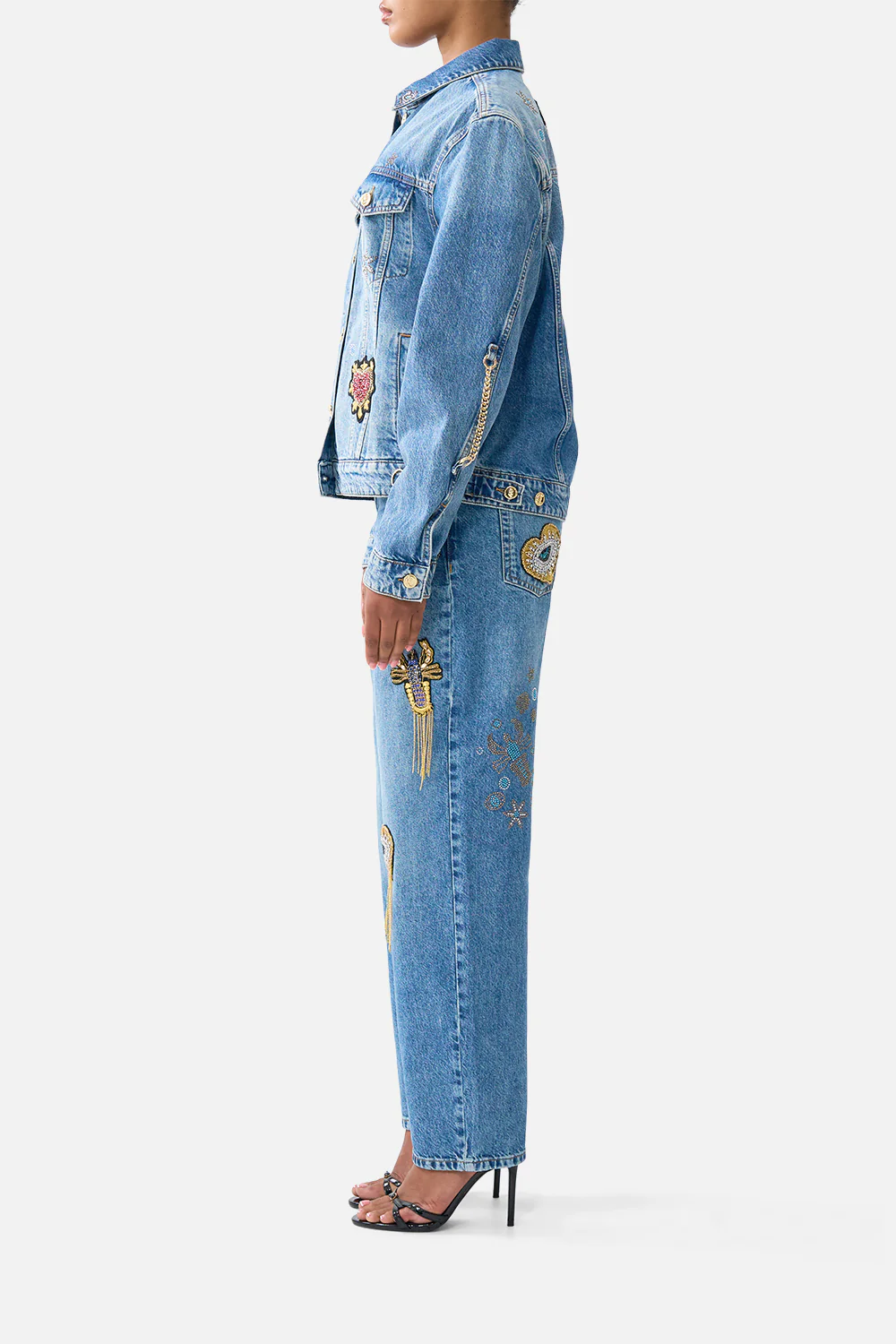 MILLA TURKIYE TALISMAN RELAXED JACKET DENIM - Image 4