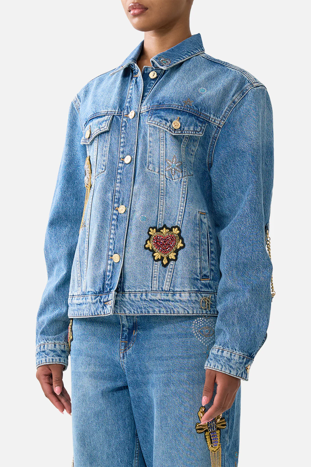MILLA TURKIYE TALISMAN RELAXED JACKET DENIM - Image 5