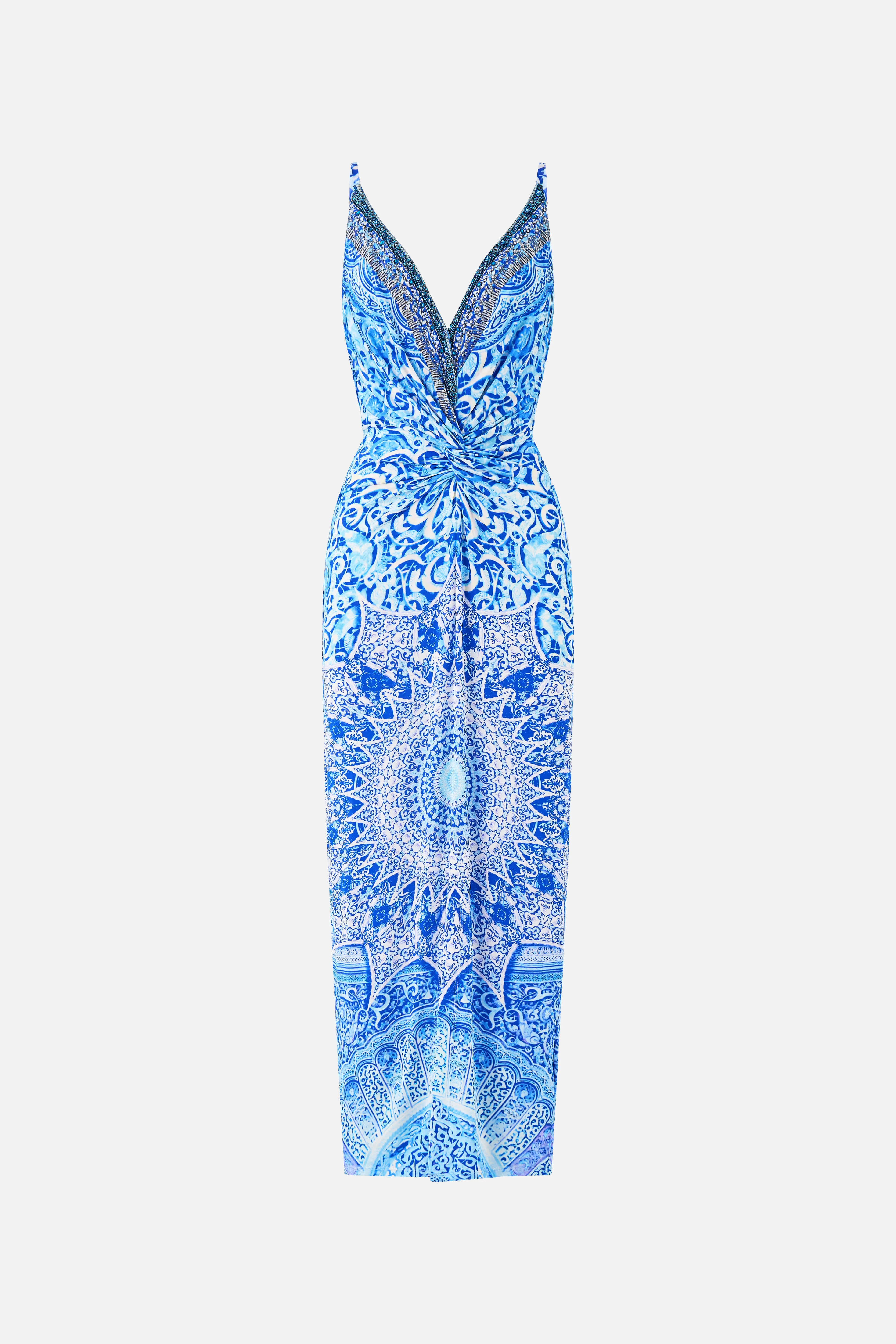STRAPPY DRESS WITH TWIST FRONT THE BOSPHOROUS - Image 3