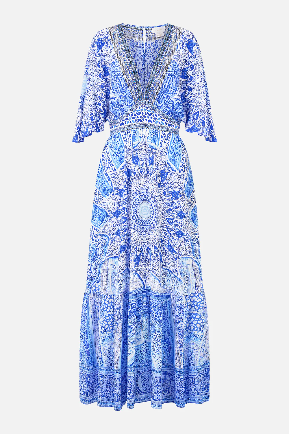 WAISTED DRESS WITH HEM RUFFLE THE BOSPHOROUS - Image 3