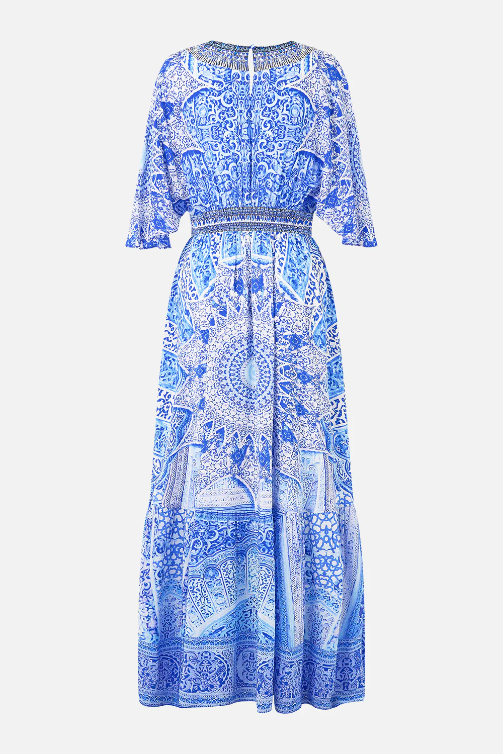 WAISTED DRESS WITH HEM RUFFLE THE BOSPHOROUS - Image 7