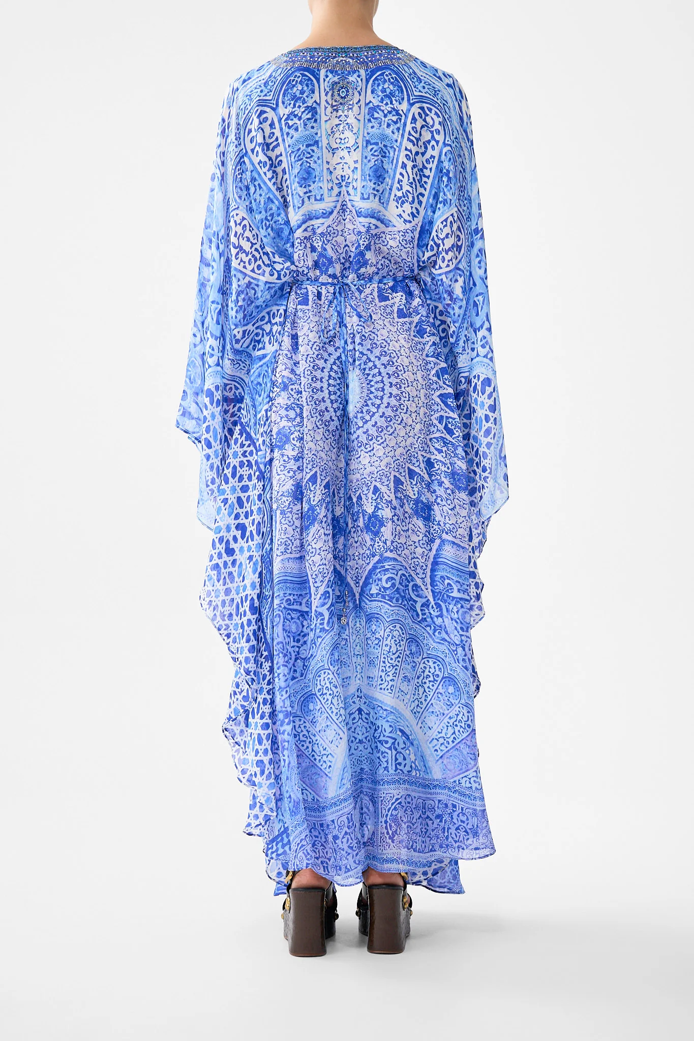 LONG KAFTAN WITH WAIST DETAIL THE BOSPHOROUS - Image 2