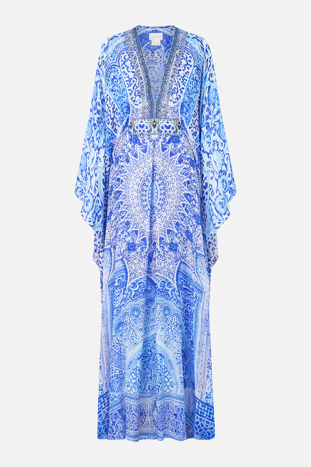 LONG KAFTAN WITH WAIST DETAIL THE BOSPHOROUS - Image 3