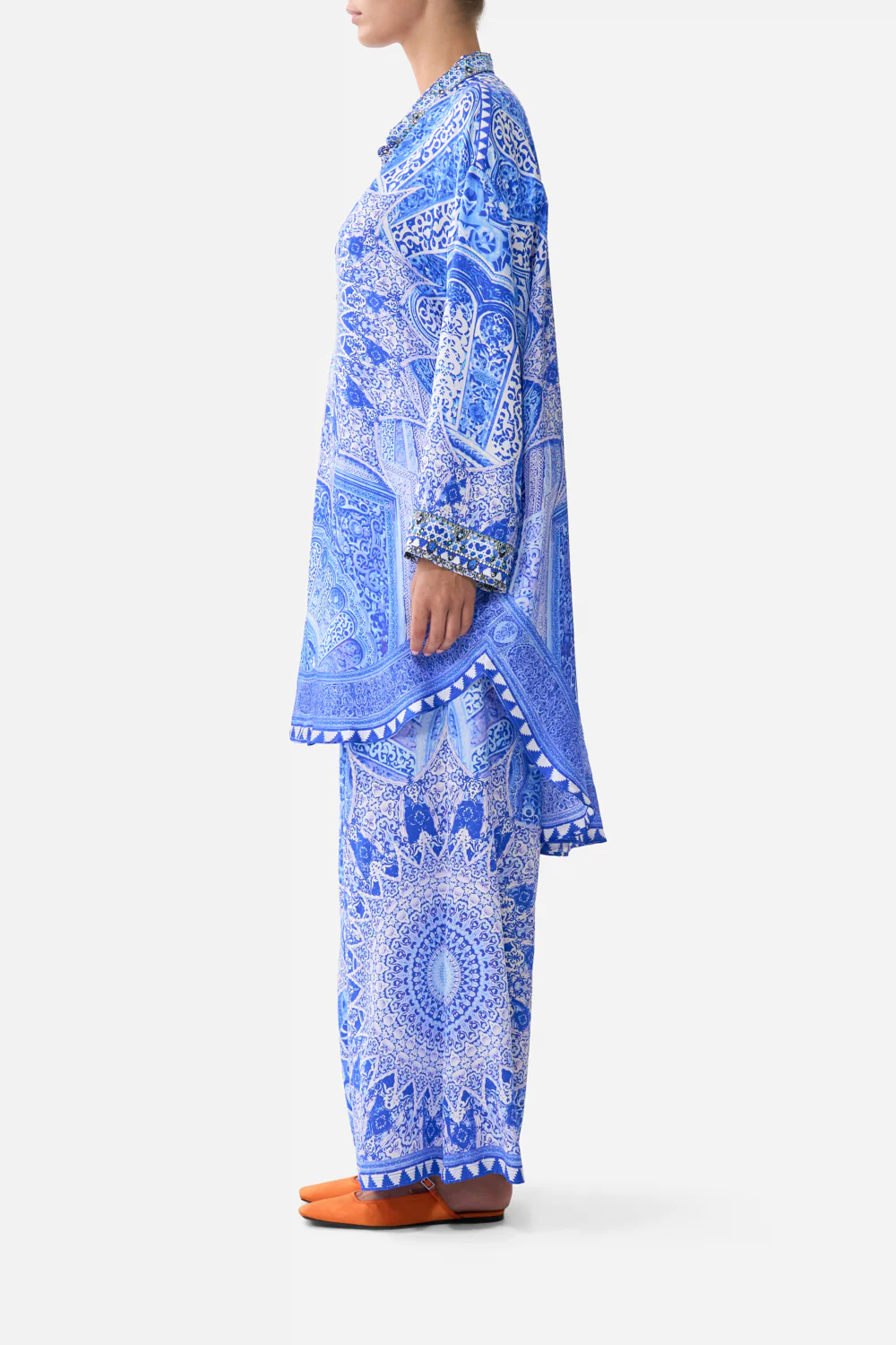 RELAXED HIGH LOW SHIRT DRESS THE BOSPHOROUS - Image 4