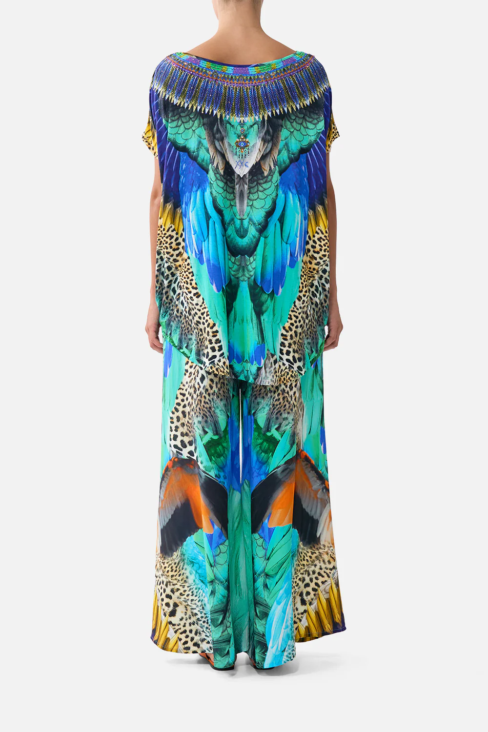 SHIRRED WAIST PANT JUNGLE FLIGHT - Image 2