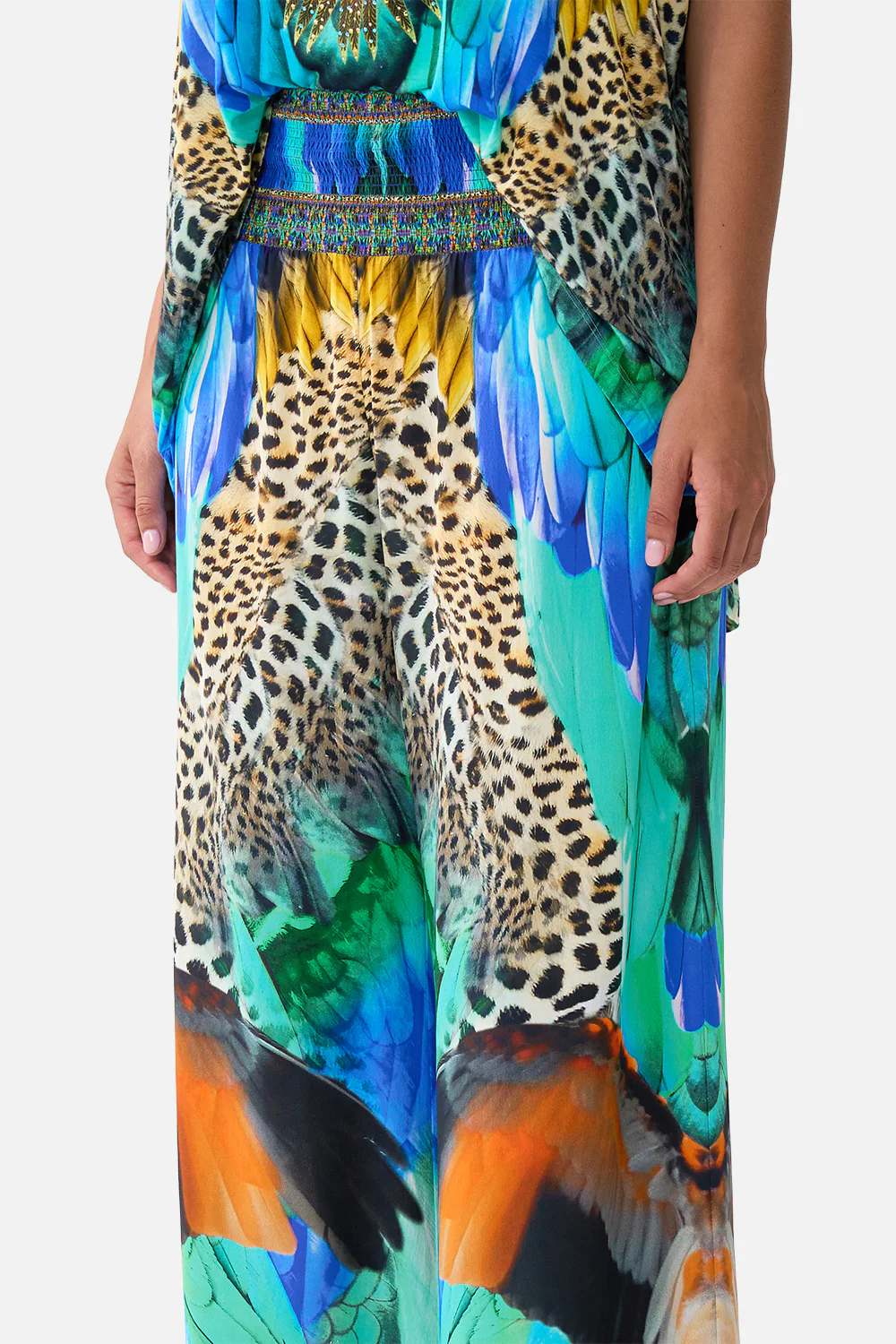 SHIRRED WAIST PANT JUNGLE FLIGHT - Image 5