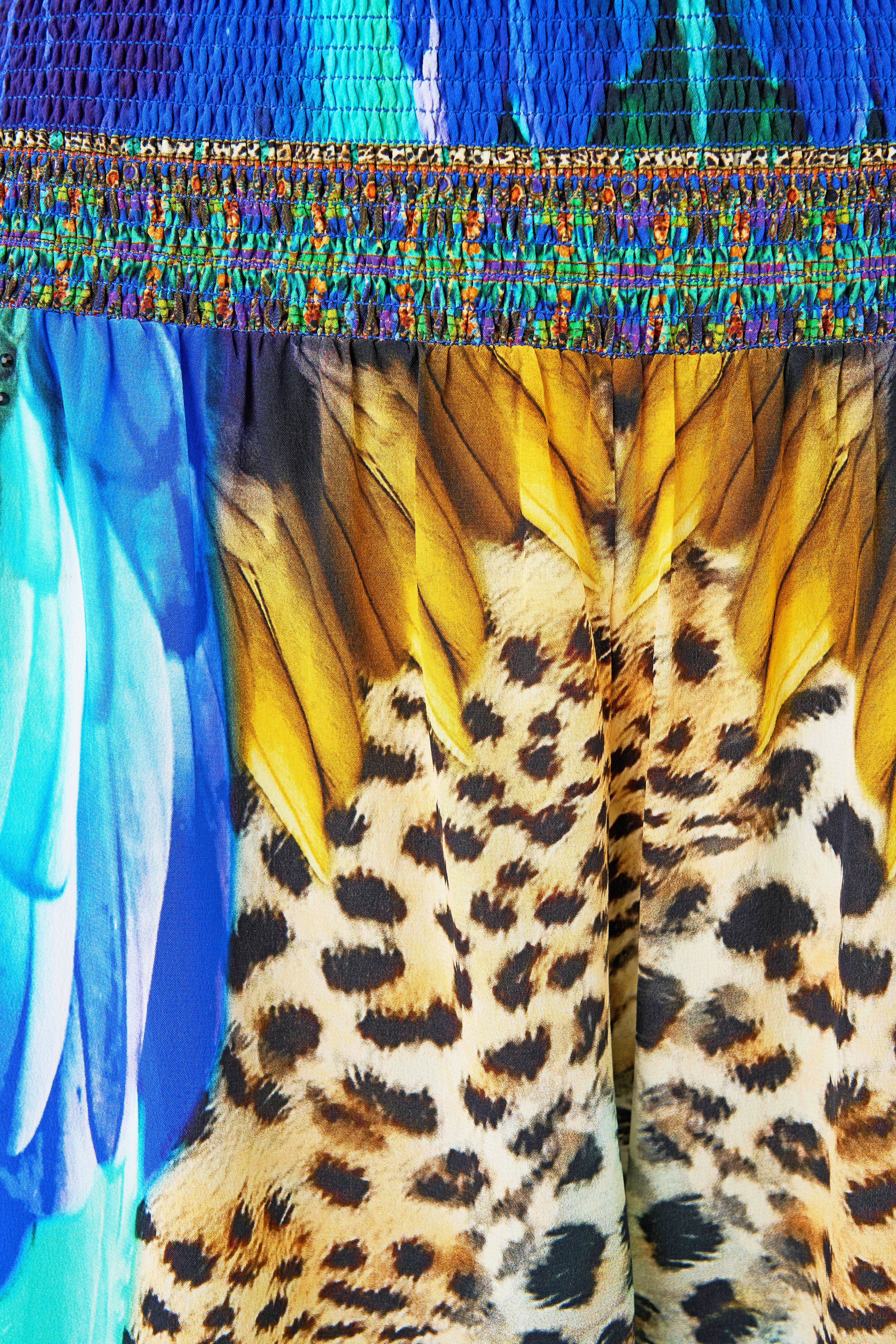 SHIRRED WAIST PANT JUNGLE FLIGHT - Image 7