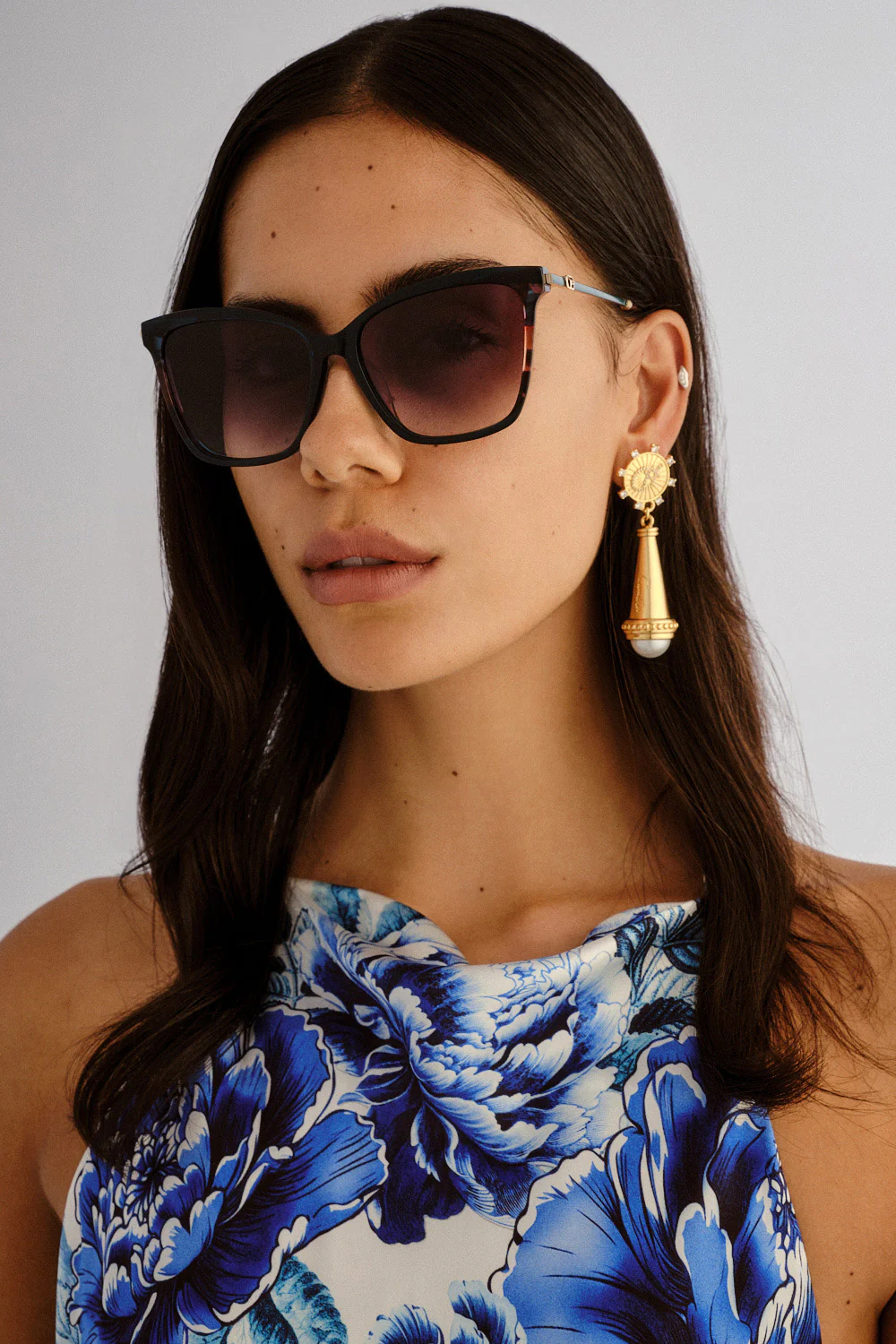 DEEP SEA DIVE SUNGLASSES TEAL MARBLE - Image 4