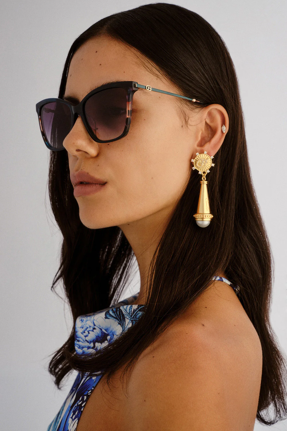 DEEP SEA DIVE SUNGLASSES TEAL MARBLE - Image 5