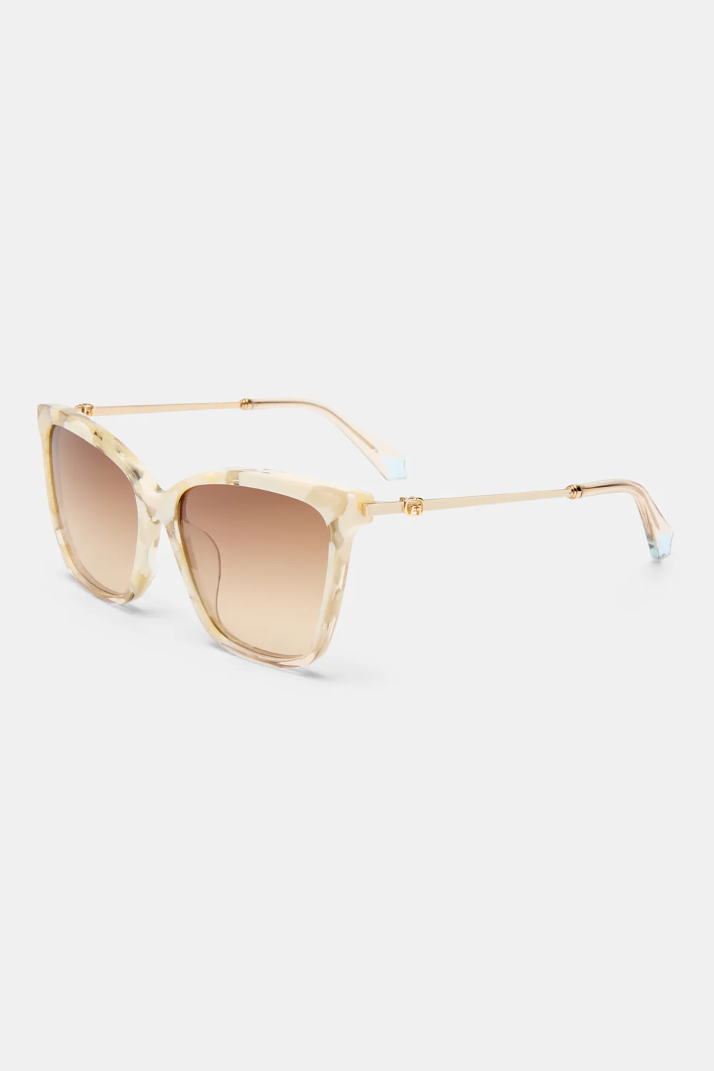 DEEP SEA DIVE SUNGLASSES IVORY MARBLE / LINEN