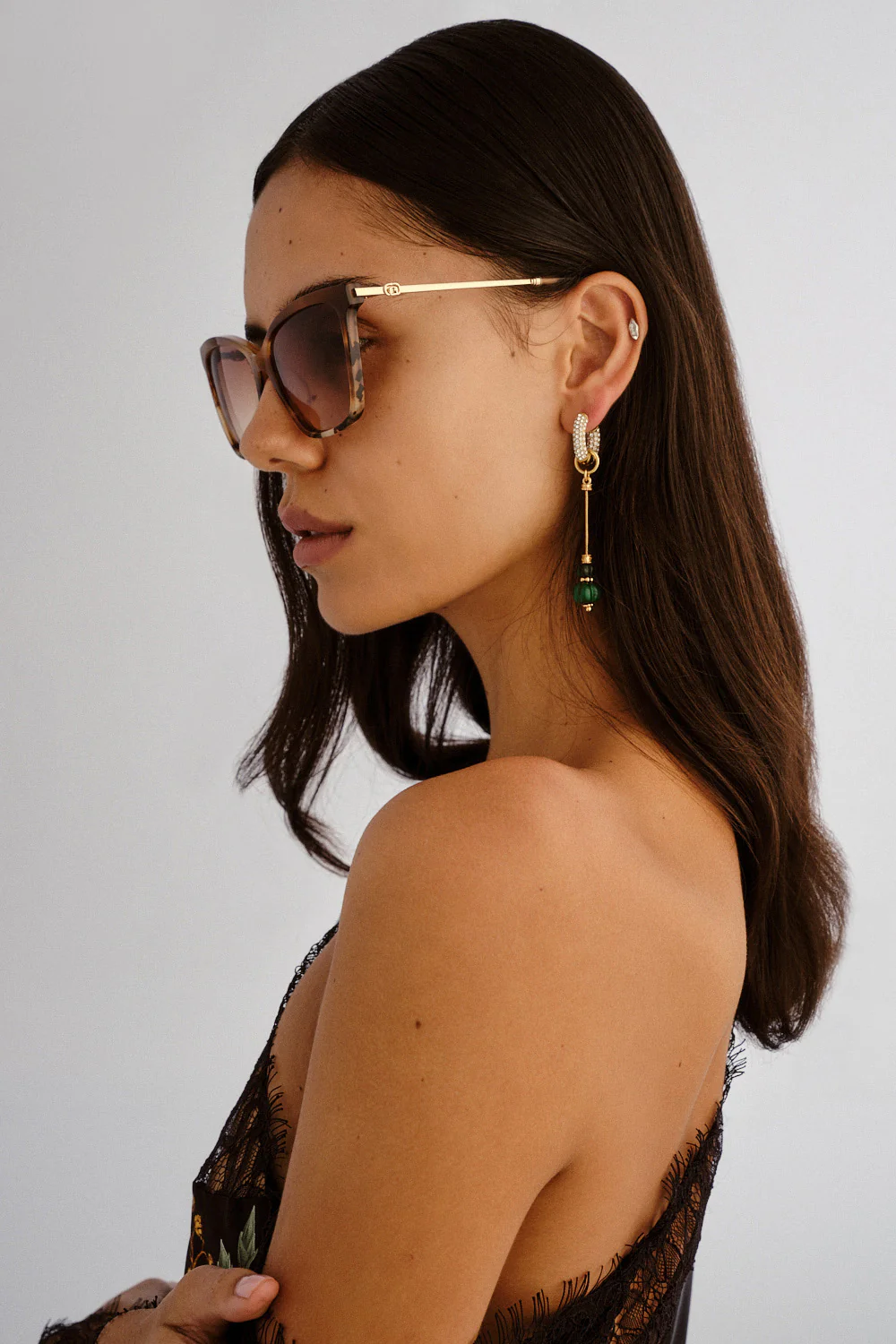 DEEP SEA DIVE SUNGLASSES HORN / NATURAL TORT - Image 5