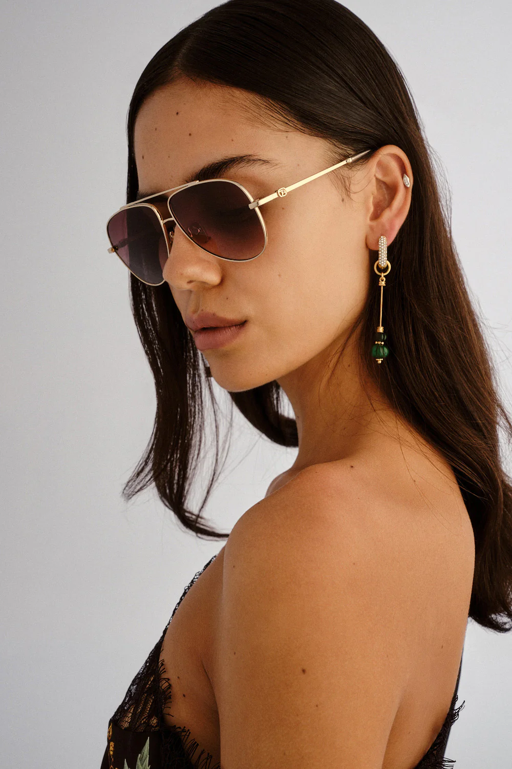 THE VOYAGE SUNGLASSES GOLD / NUDE - Image 5