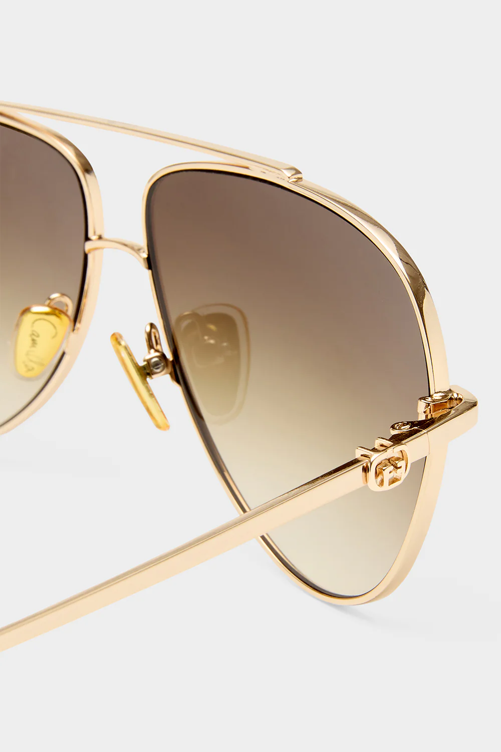 THE VOYAGE SUNGLASSES GOLD / LEOPARD - Image 3