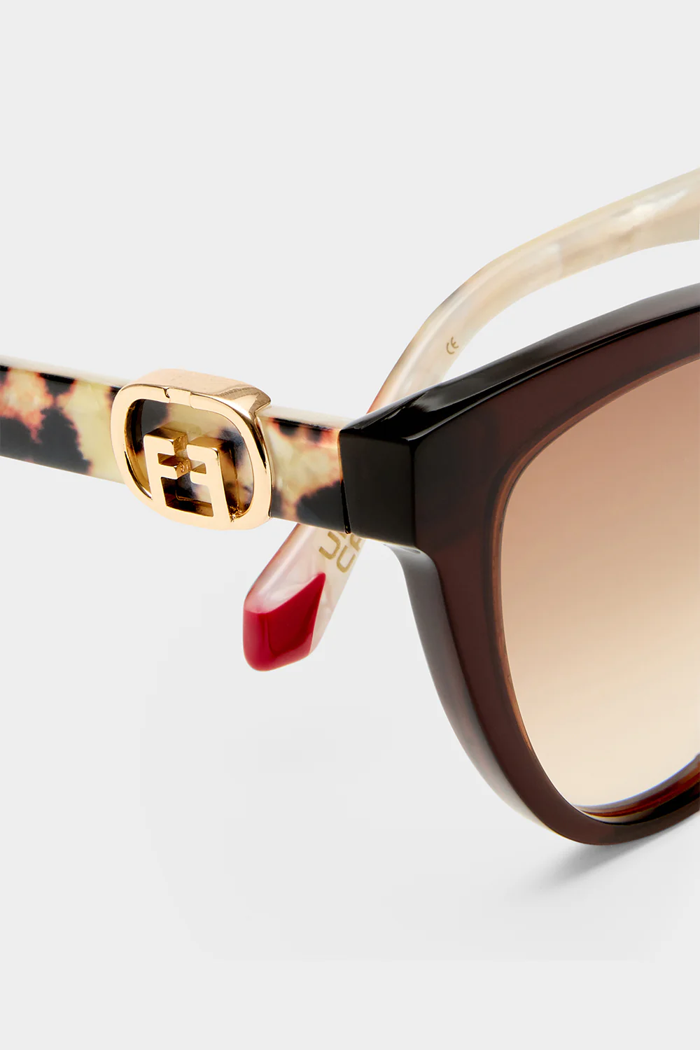 ALL ABOARD SUNGLASSES CHOCOLATE / LEOPARD - Image 3