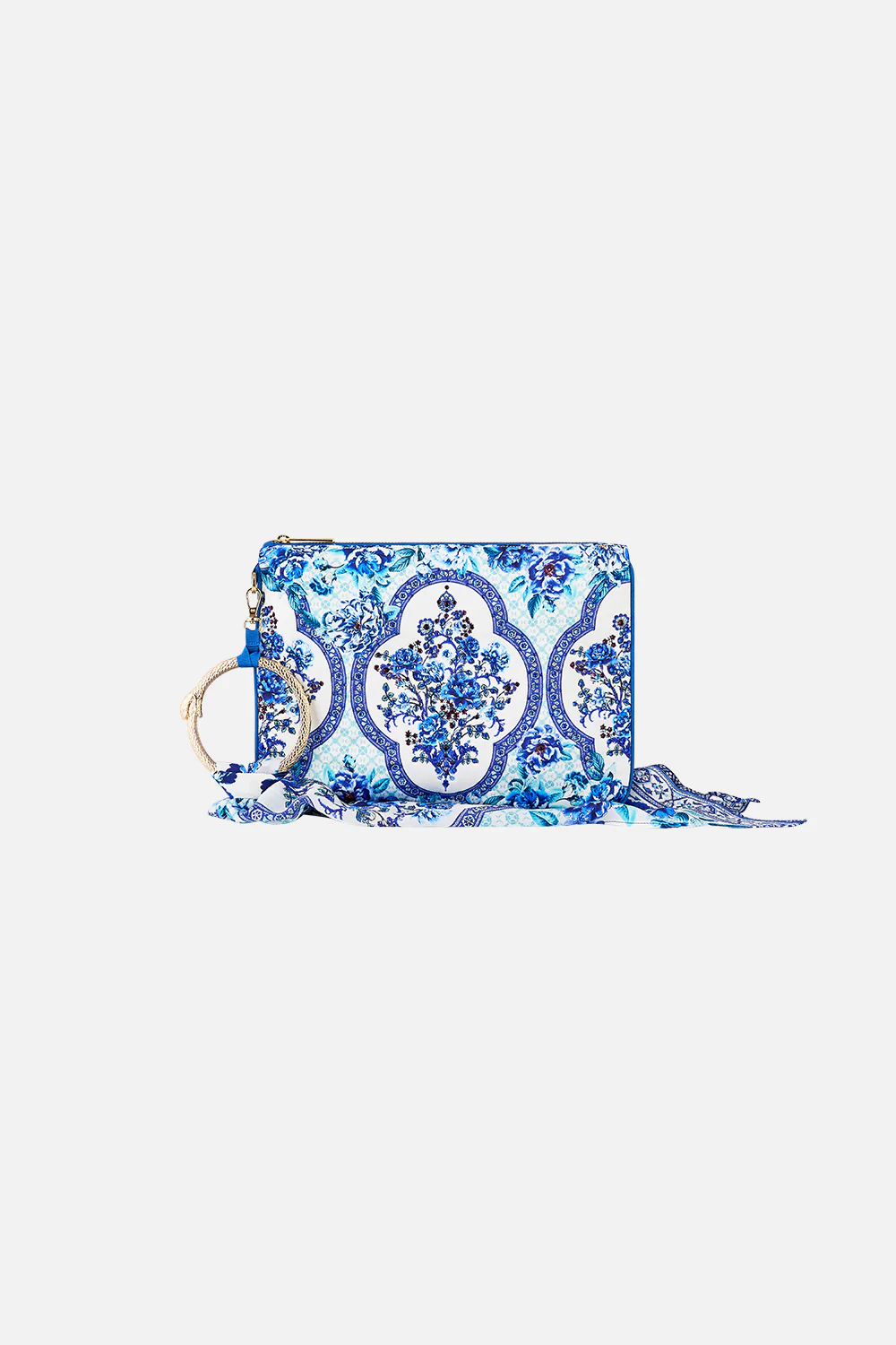 RING SCARF CLUTCH A CERAMIC GARDEN