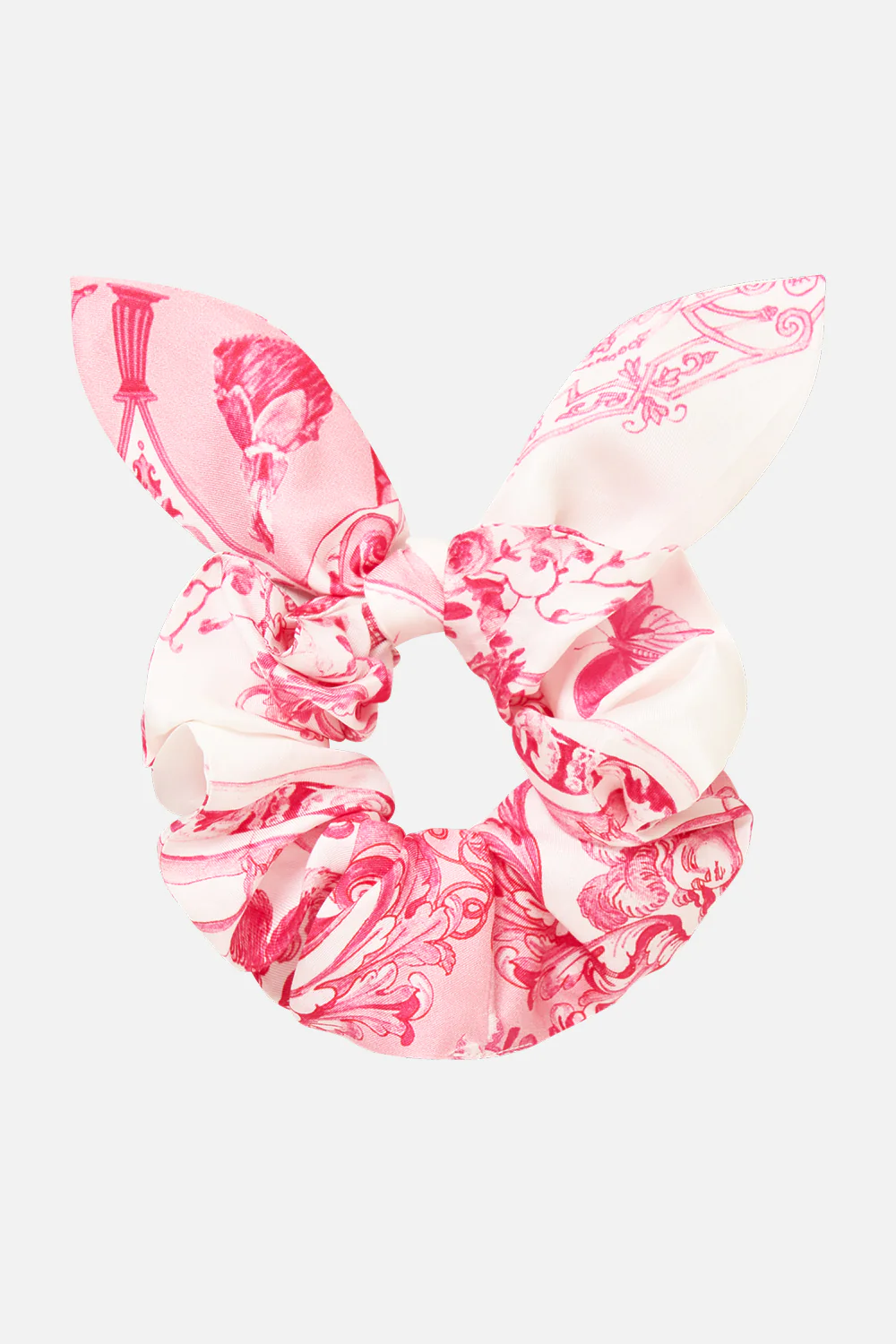SCRUNCHIE WITH TIE LIVIN LA VIDA ROSA