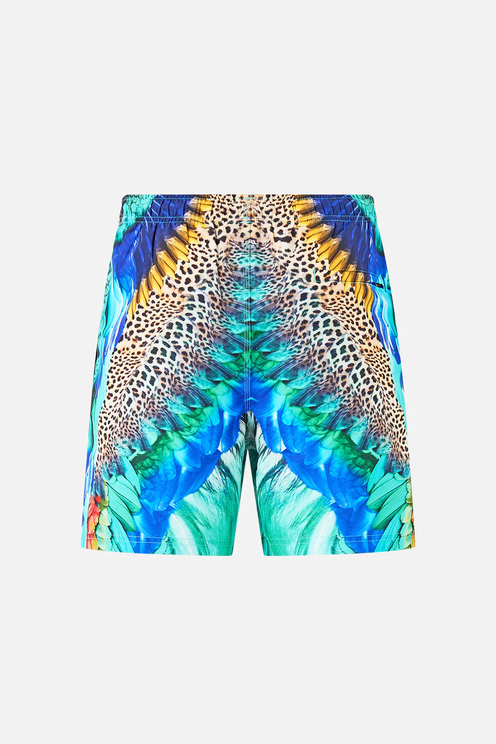 MID LENGTH BOARDSHORT WITH ELASTIC WAIST JUNGLE FLIGHT - Image 6