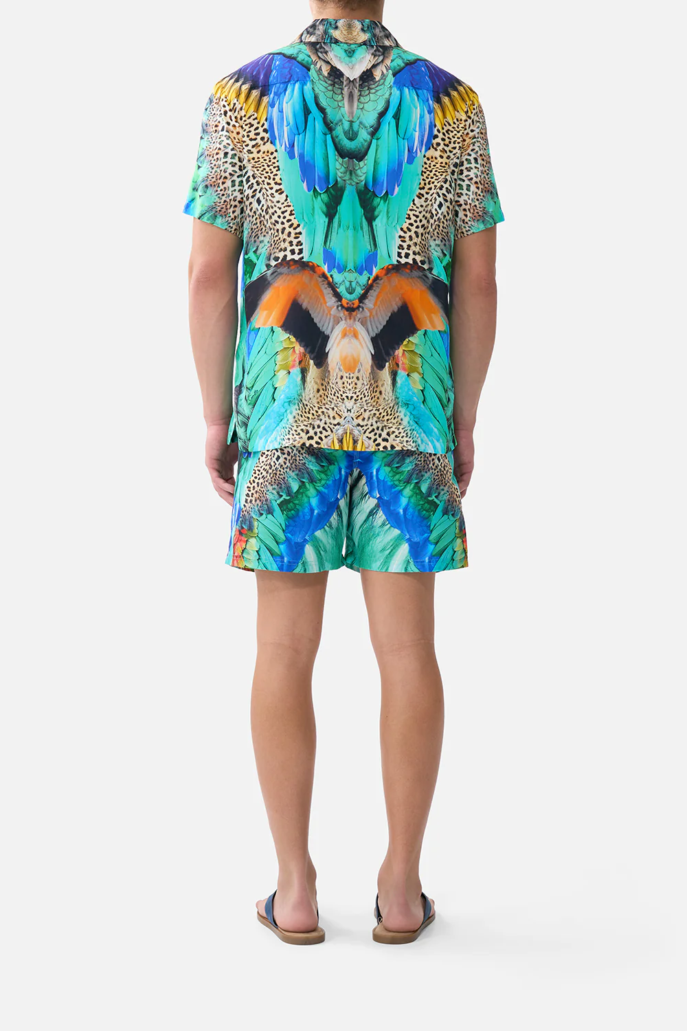 SHORT SLEEVE CAMP COLLARED SHIRT JUNGLE FLIGHT - Image 2